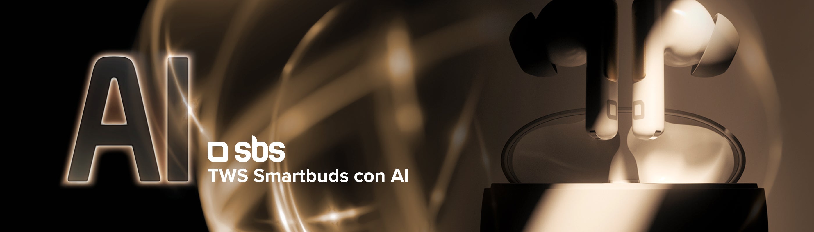 SBS presenta i nuovi auricolari TWS SmartBuds con AI