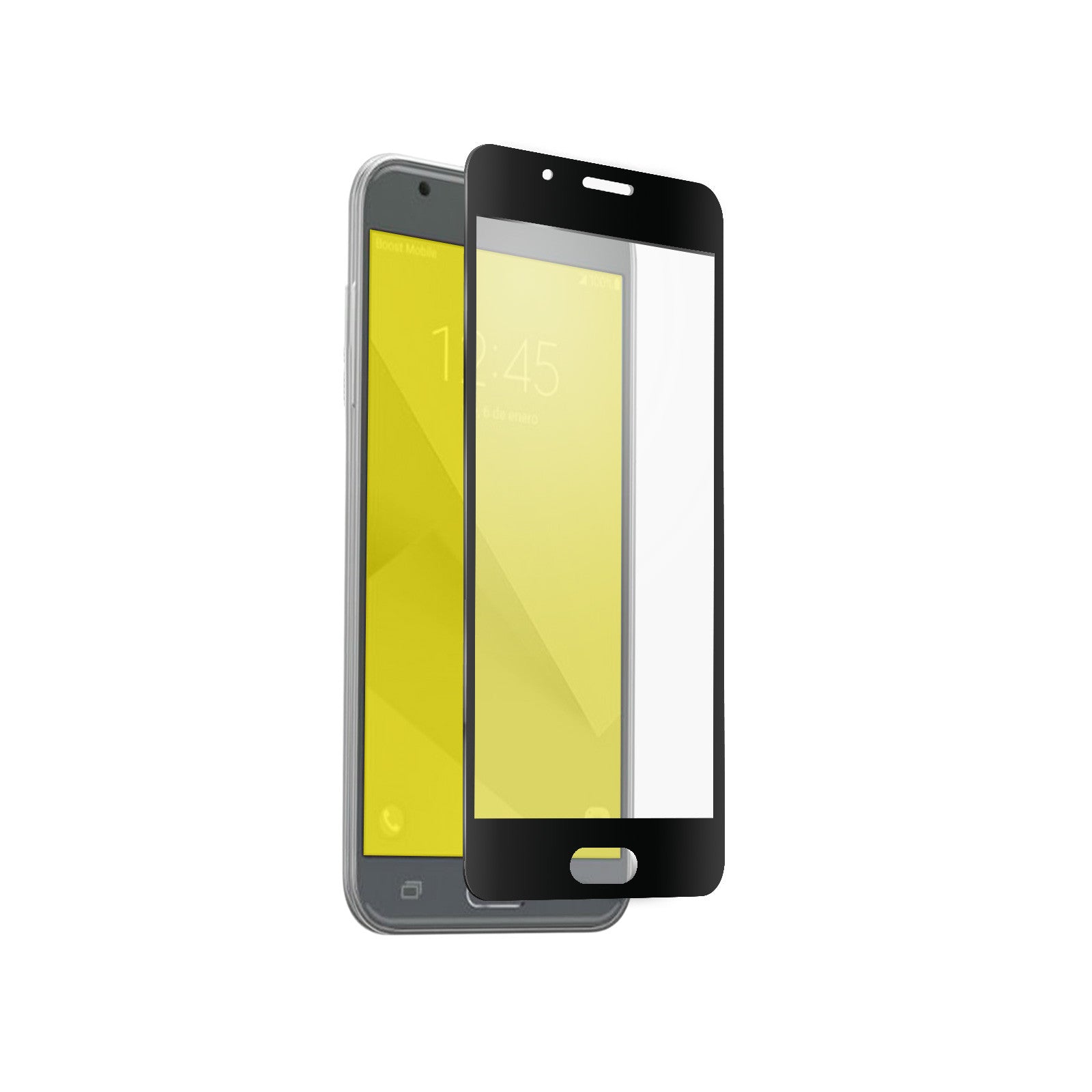 Glas Displayschutz Full Cover für Samsung Galaxy J7 217