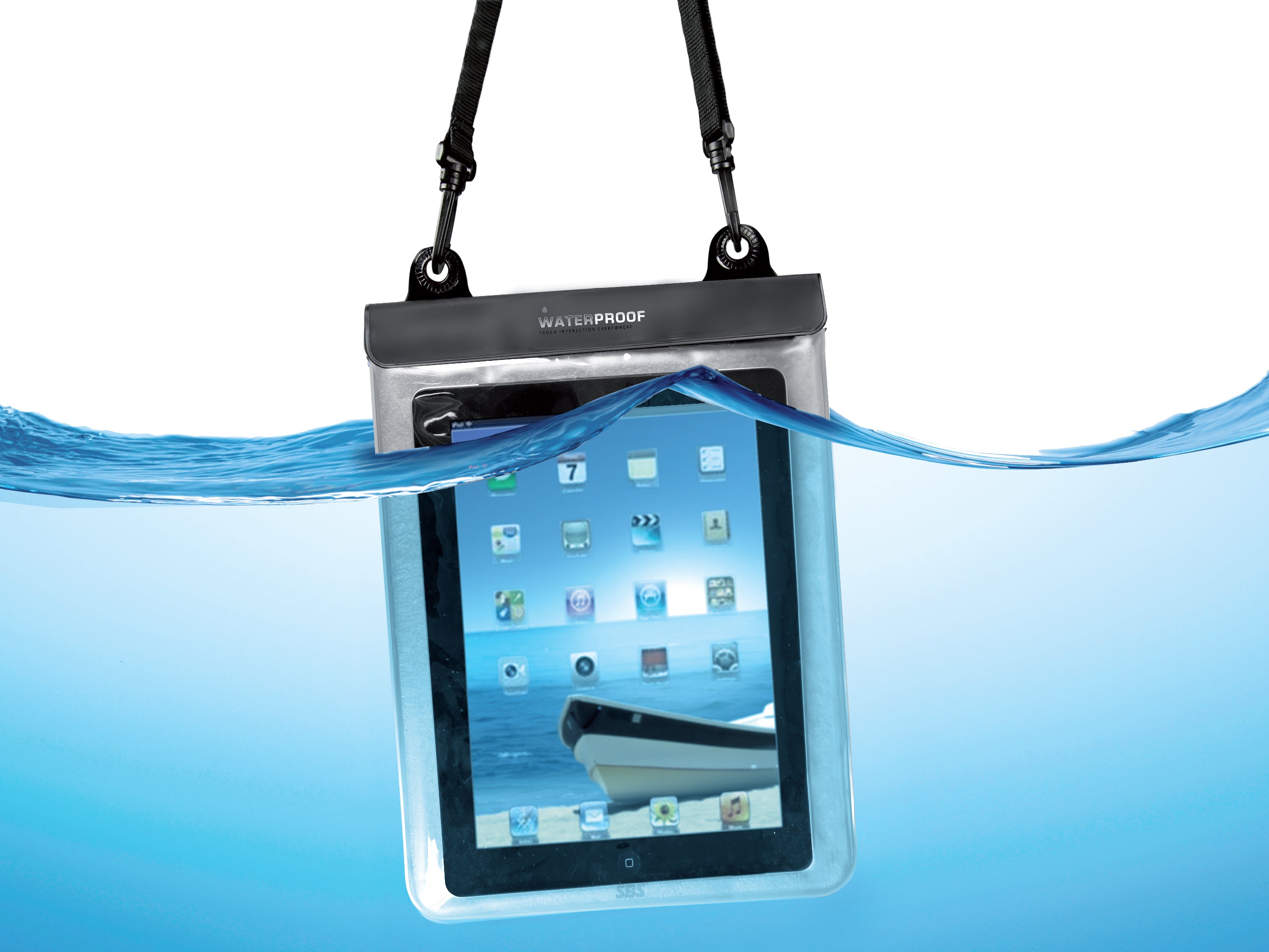 Case waterproof for iPad and tablet