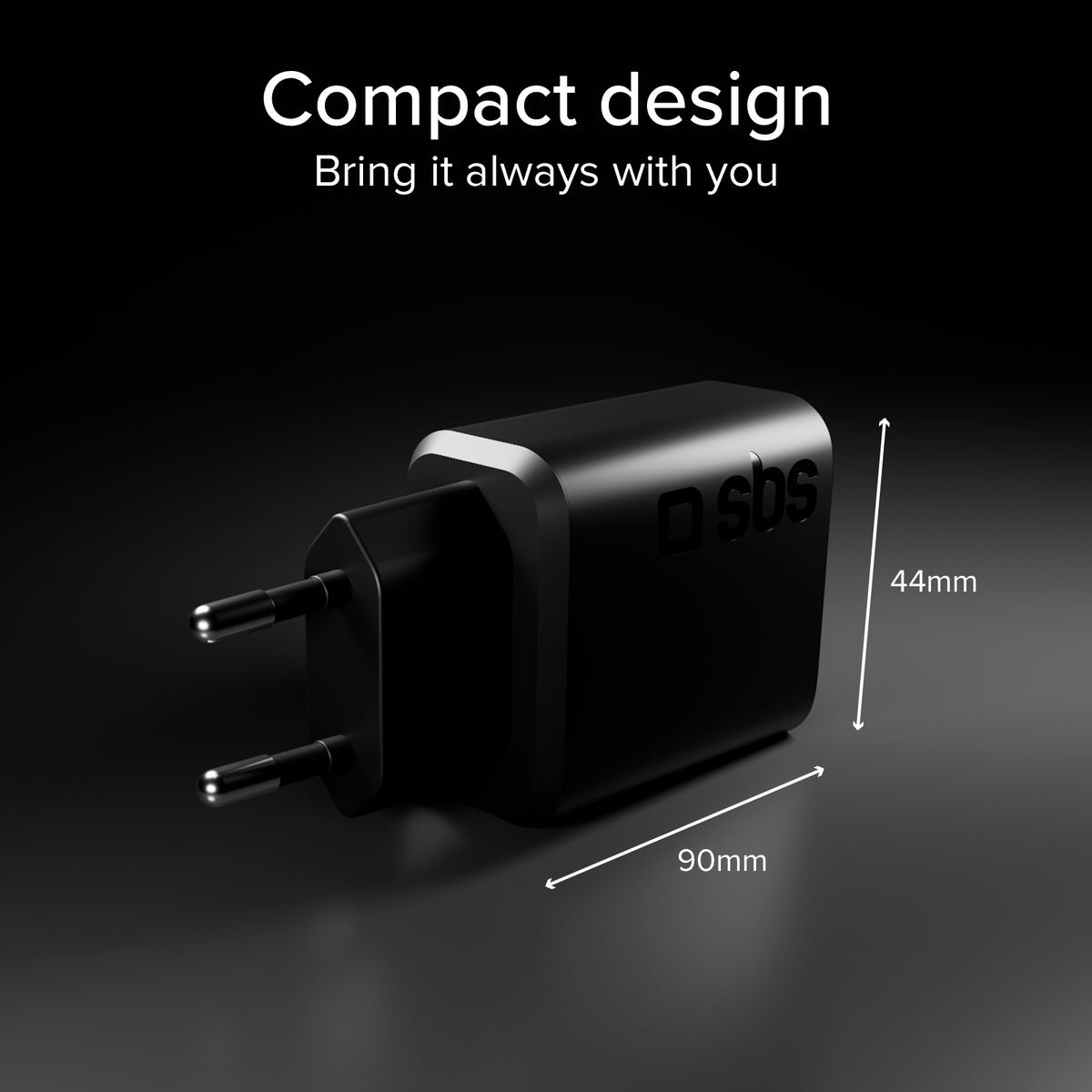 Kit de carga ideal para portátiles con cargador 45W Power Delivery y cable USB-C de 2 m