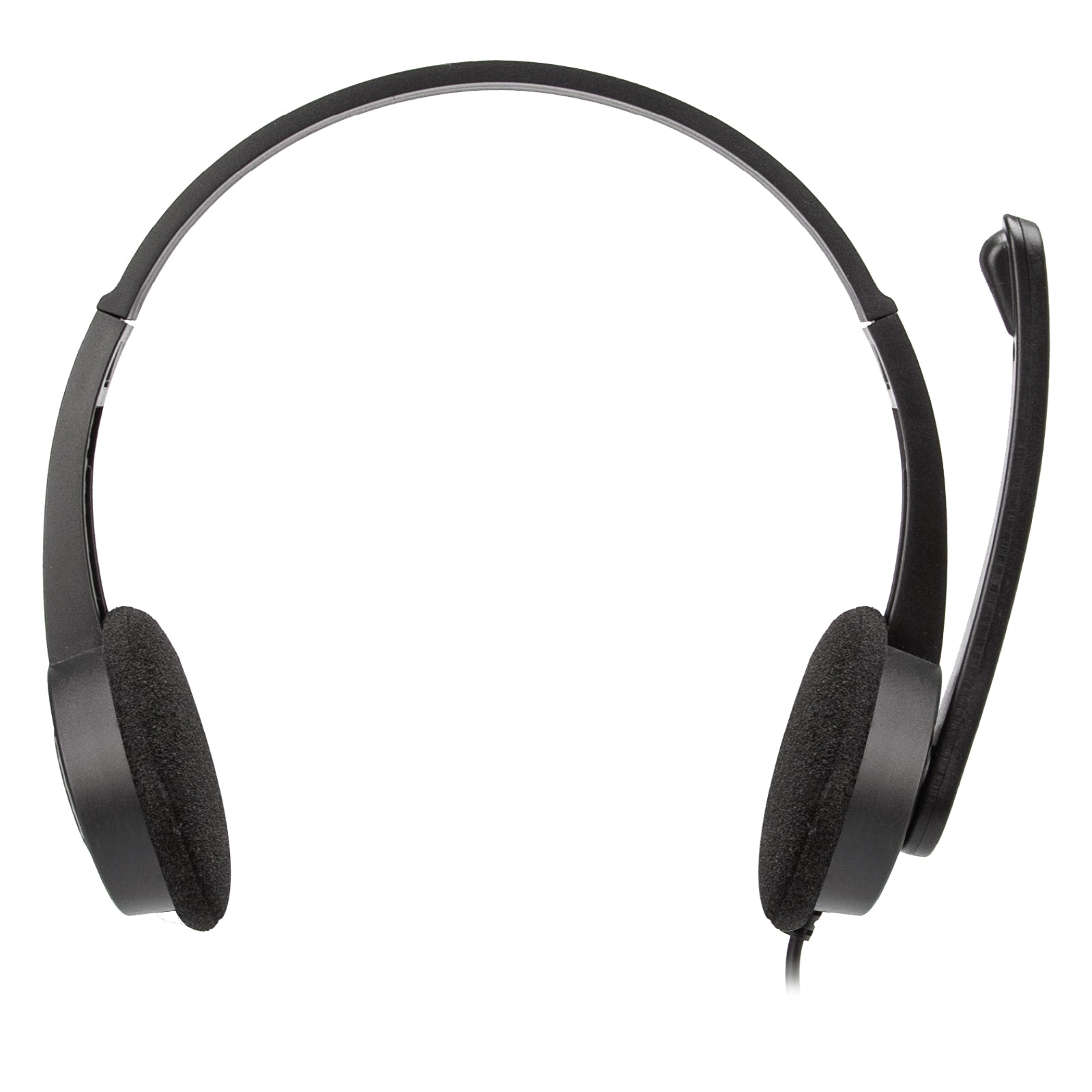 Cuffie stereo con filo jack 3.5 mm e microfono orientabile
