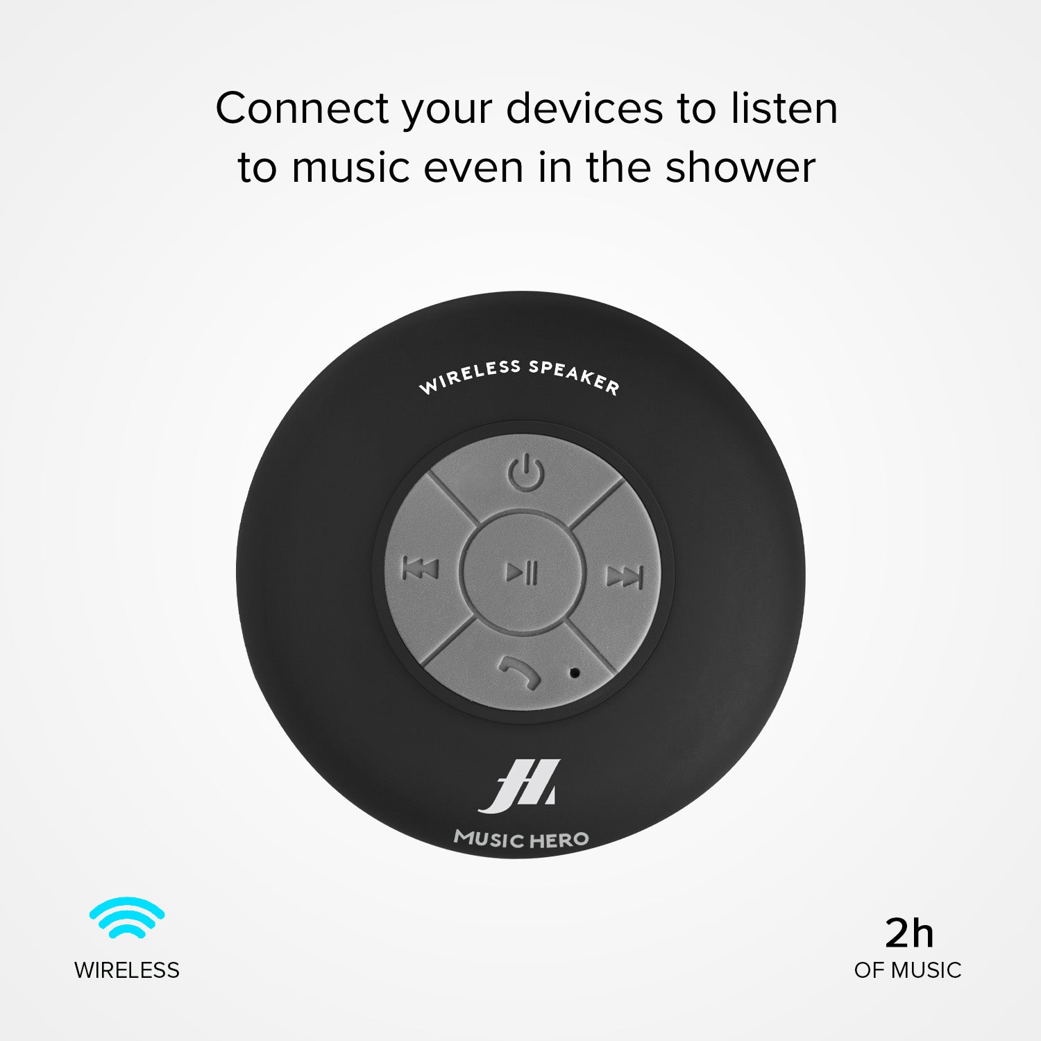 Octopump 3 Watt - Speaker Wireless con ventosa