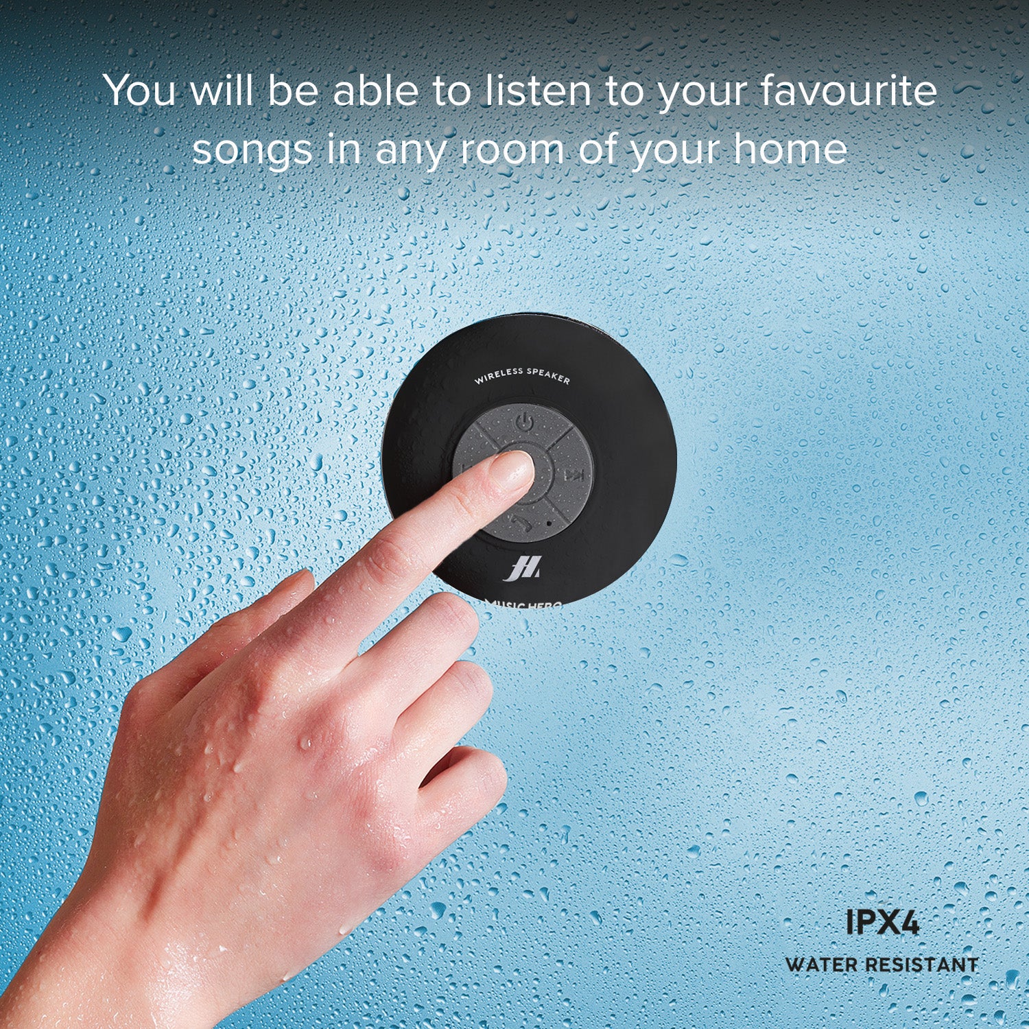 Octopump 3 Watt - Speaker Wireless con ventosa