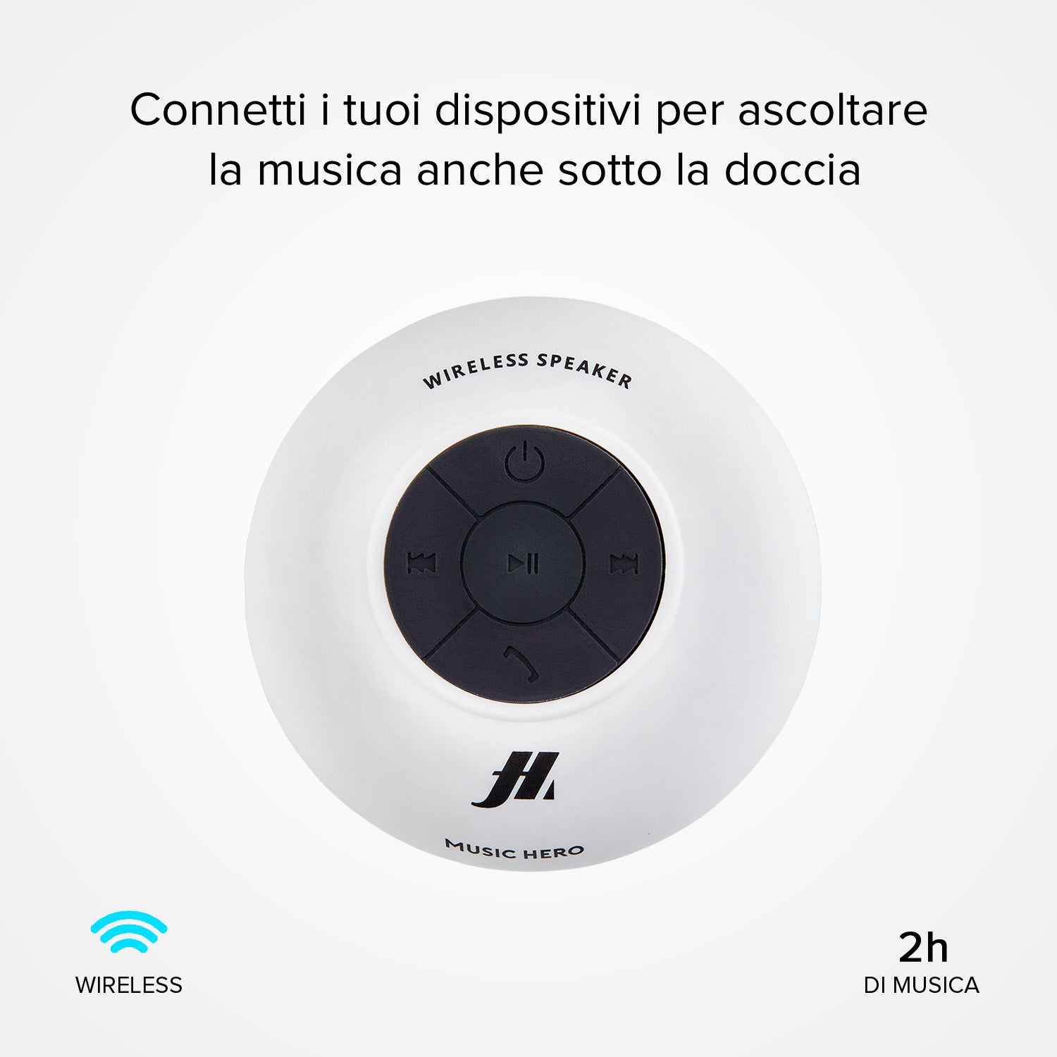 Octopump 3 Watt - Speaker Wireless con ventosa