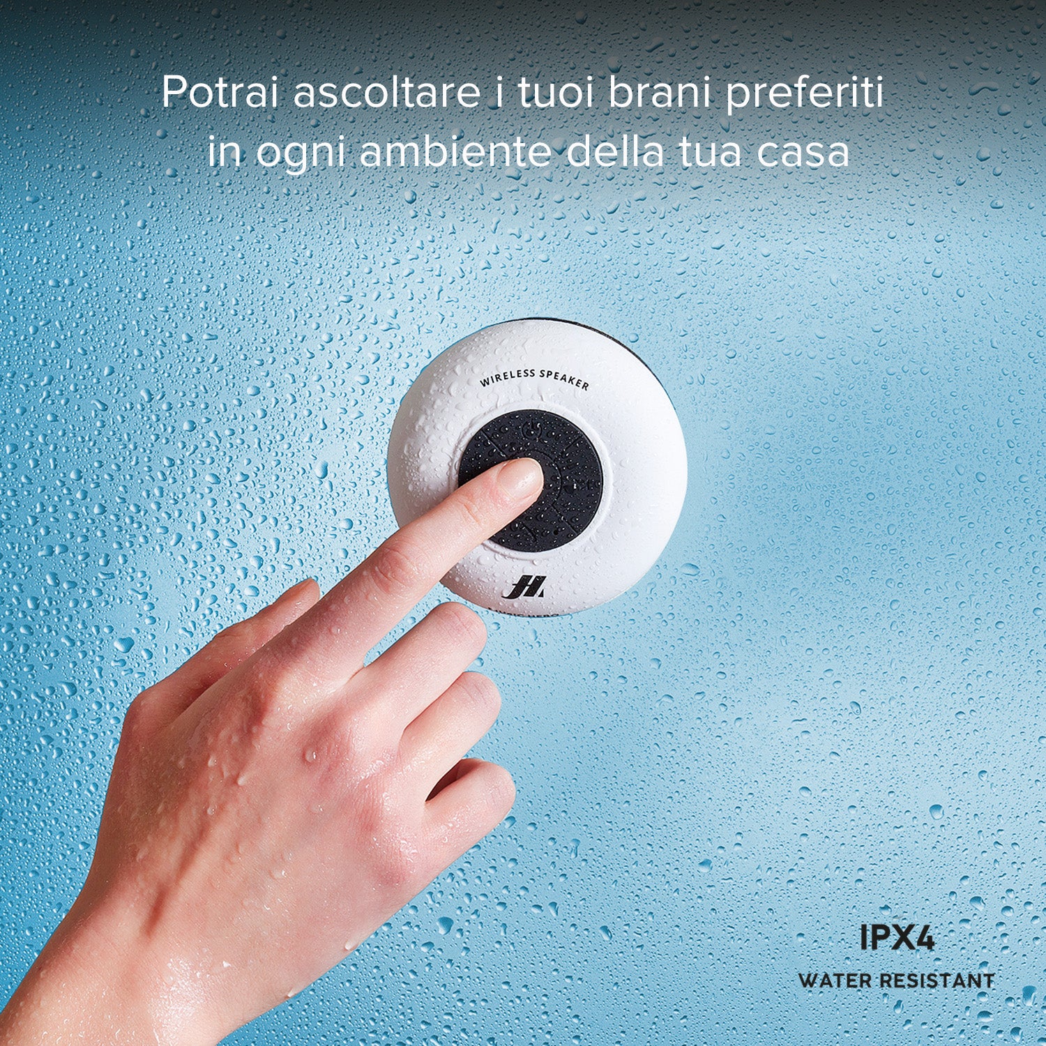 Octopump 3 Watt - Speaker Wireless con ventosa