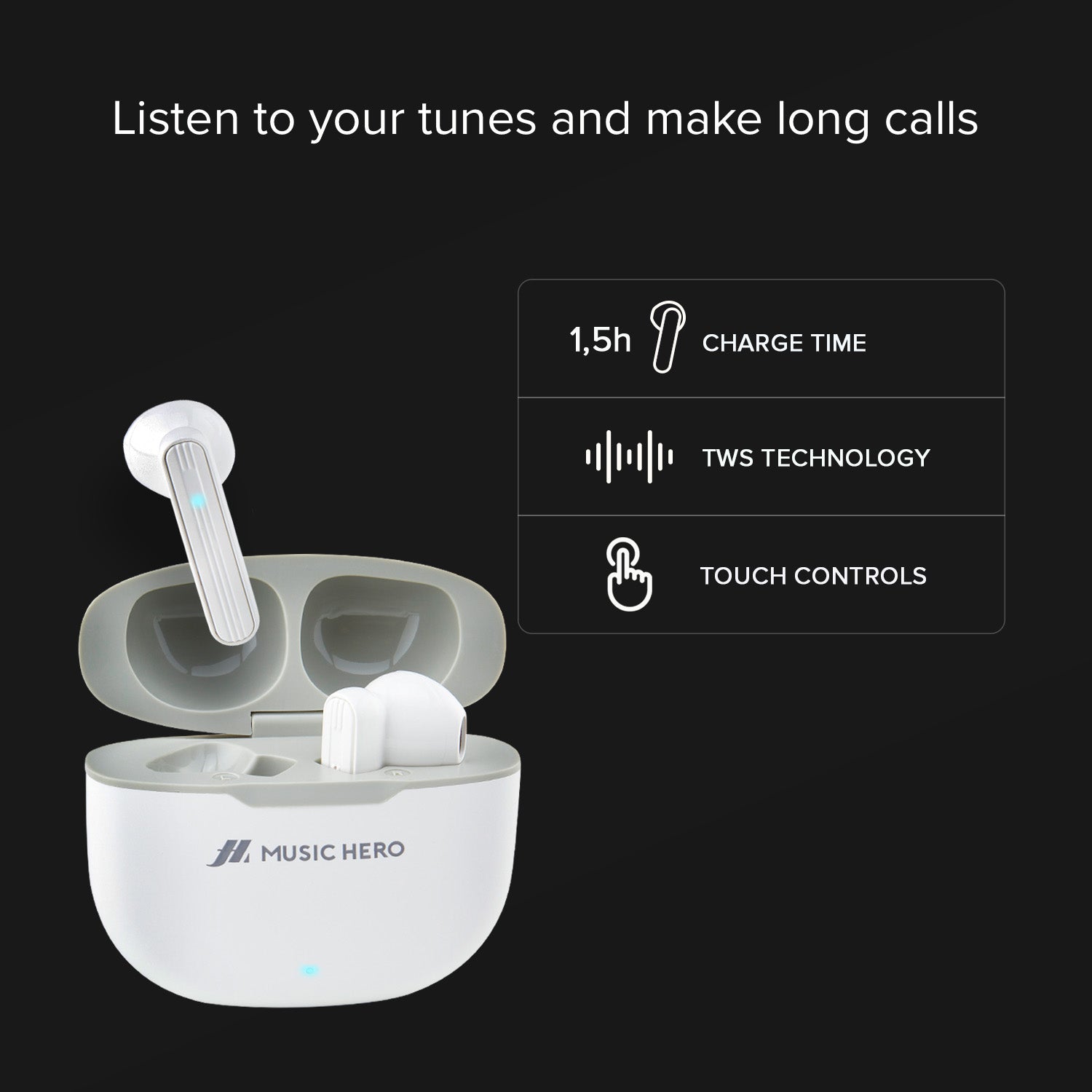 Auriculares TWS inalámbricos Twin Flow
