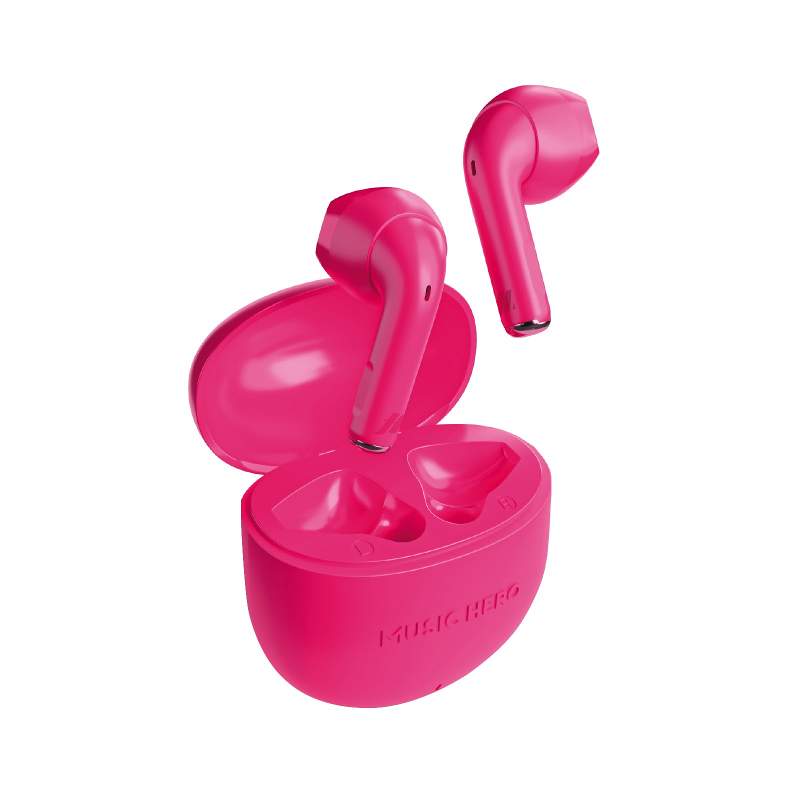 Auriculares True Wireless Nusoul con estuche de carga, micrófono integrado, diseño ergonómico y conexión wireless estable para música y llamadas.