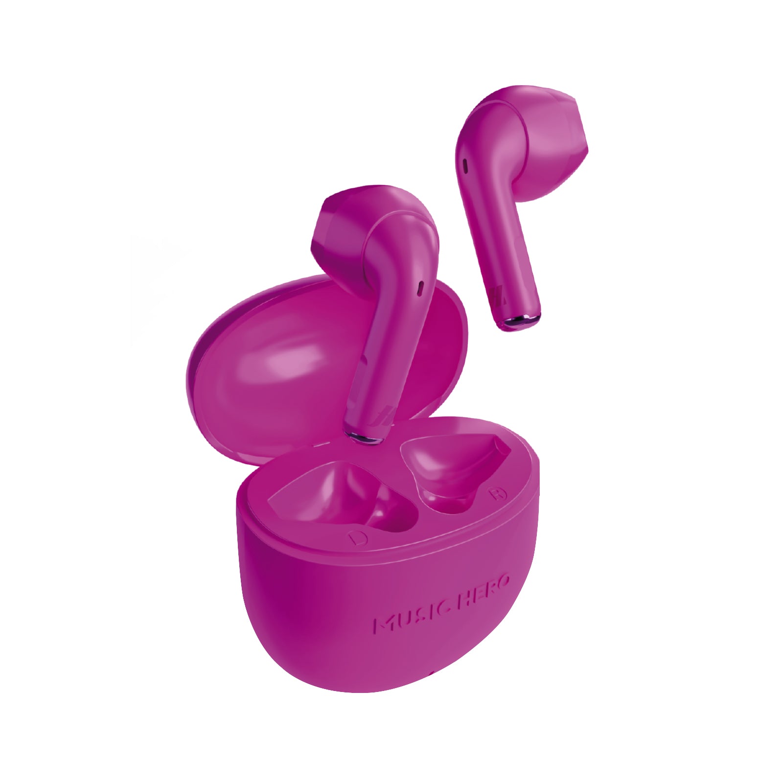 Auriculares True Wireless Nusoul con estuche de carga, micrófono integrado, diseño ergonómico y conexión wireless estable para música y llamadas.