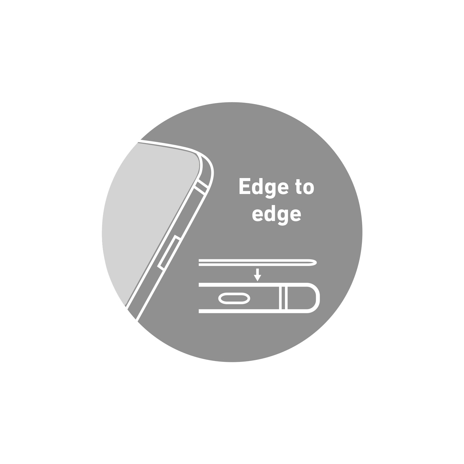 Glass screen protector Full Cover per Huawei Y5p