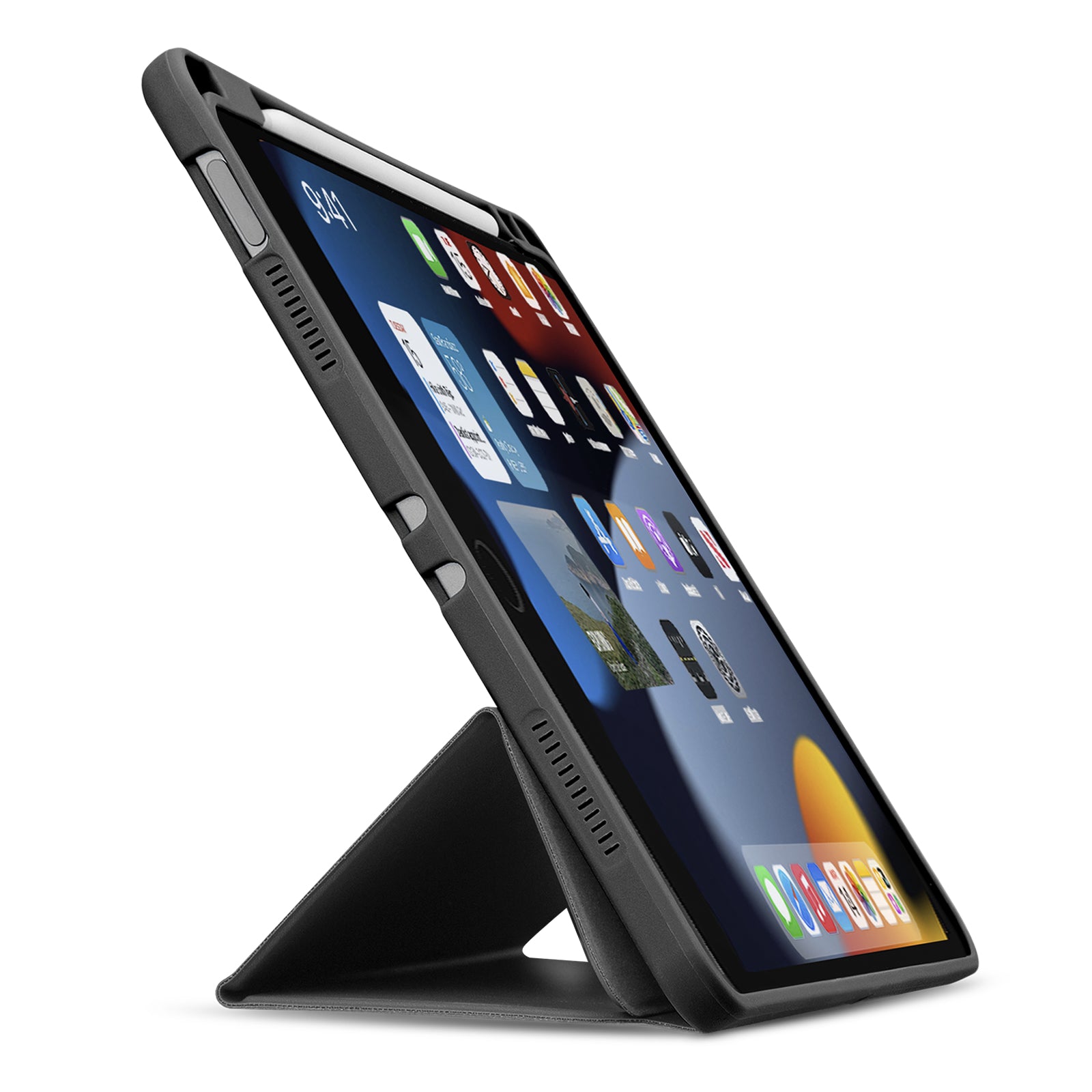 Funda de libro stand con porta pendrive para iPad 11" 2025/2022