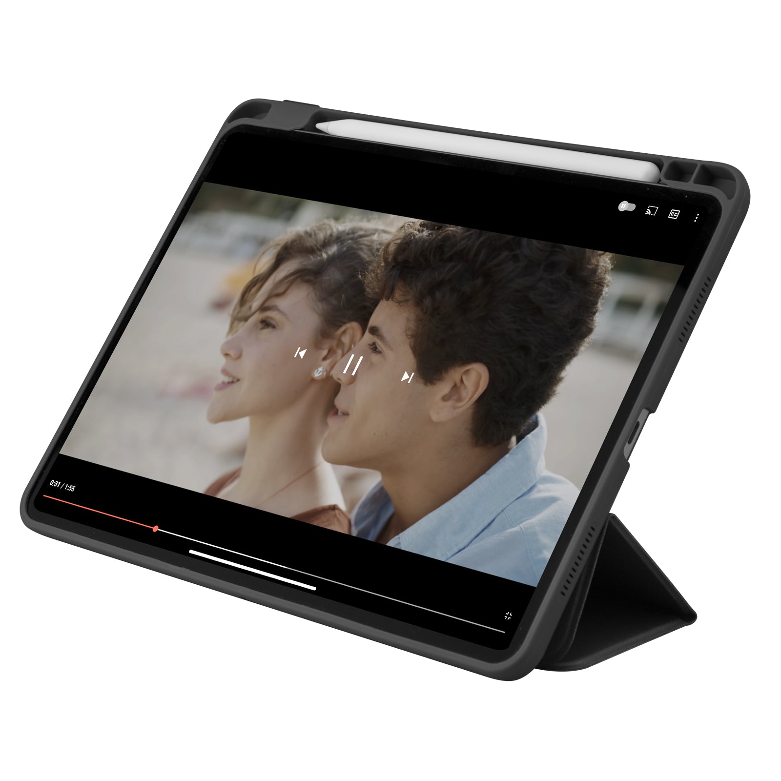 Funda de libro stand con porta pendrive para iPad Air 11" 2025/2024 / iPad Pro 11" 2021/2020
