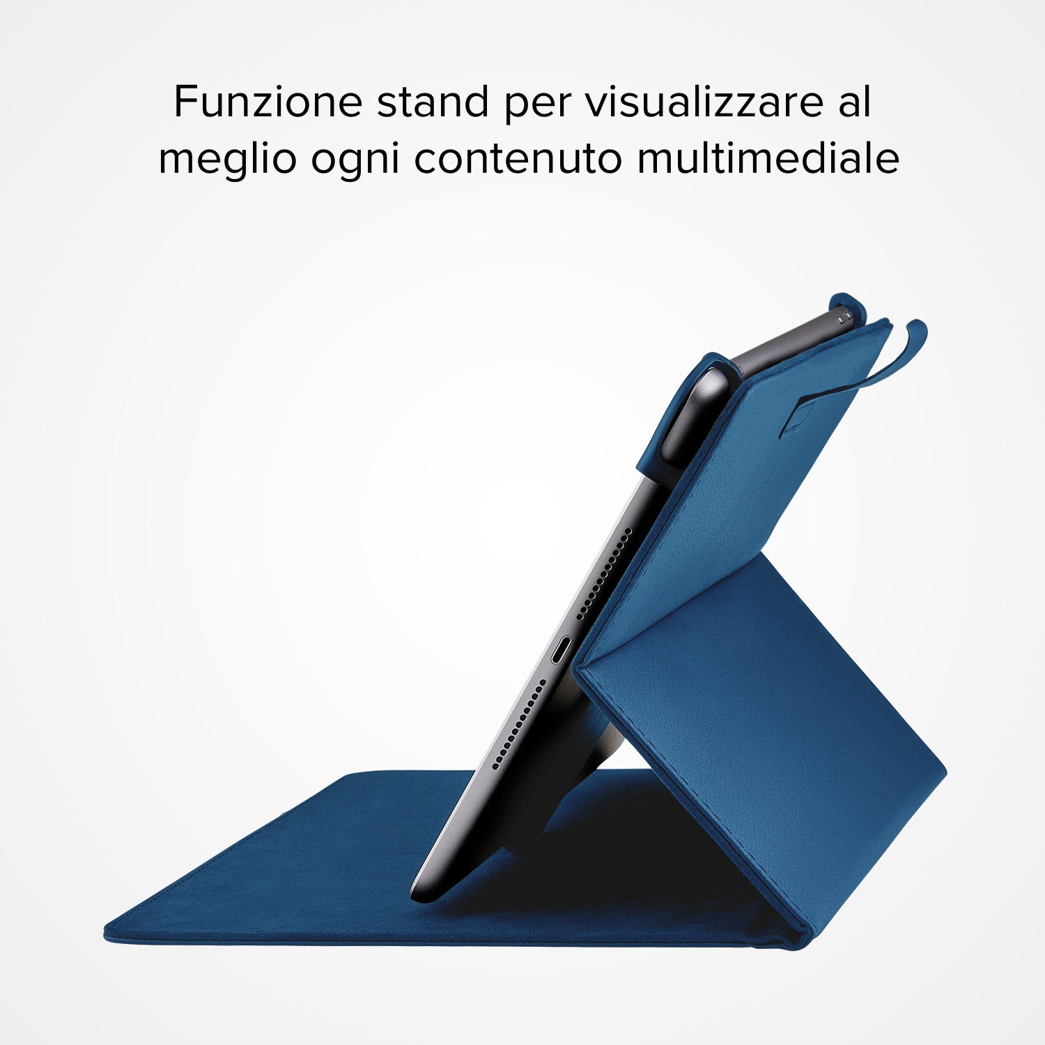 Funda de libro stand universal para tablets de 9" a 11"