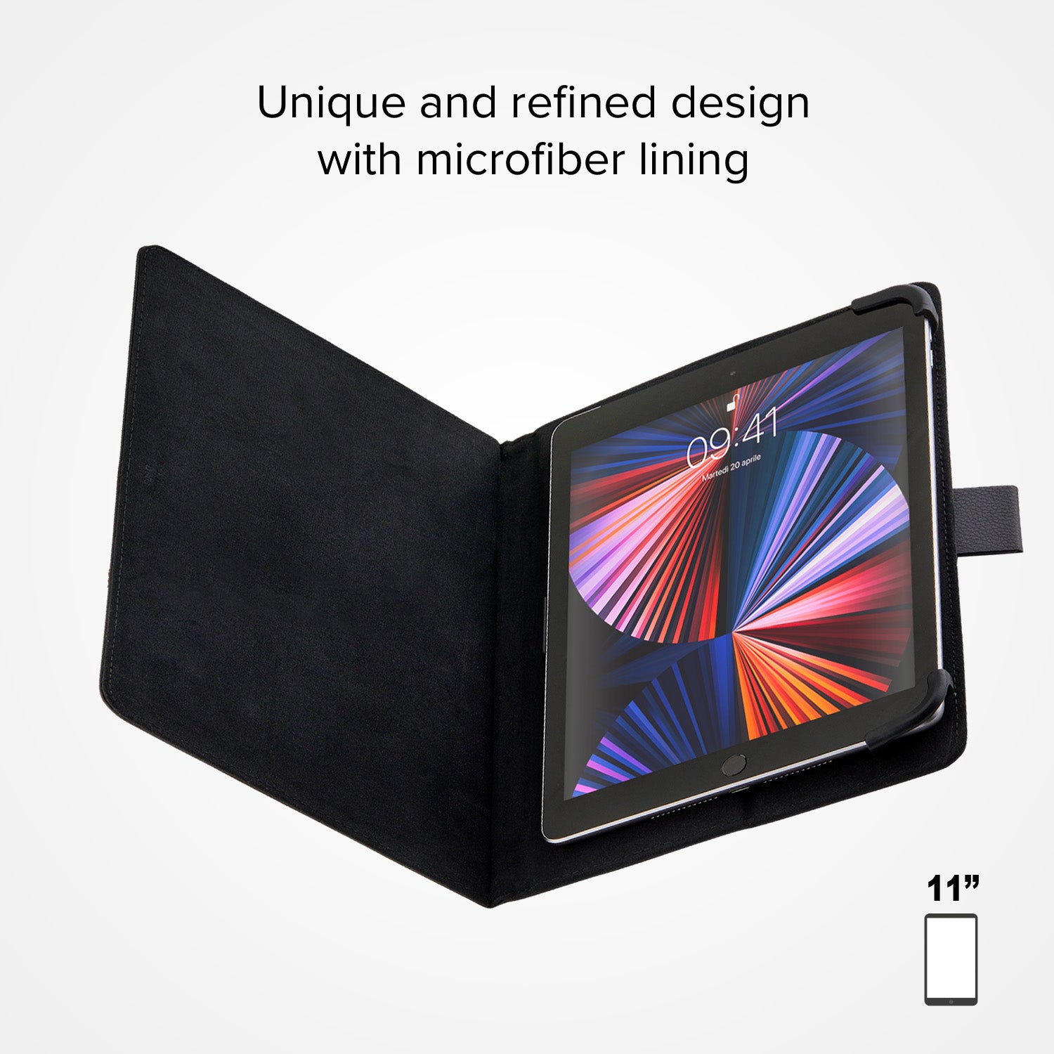 Étui avec support universel pour tablettes 9" à 11"