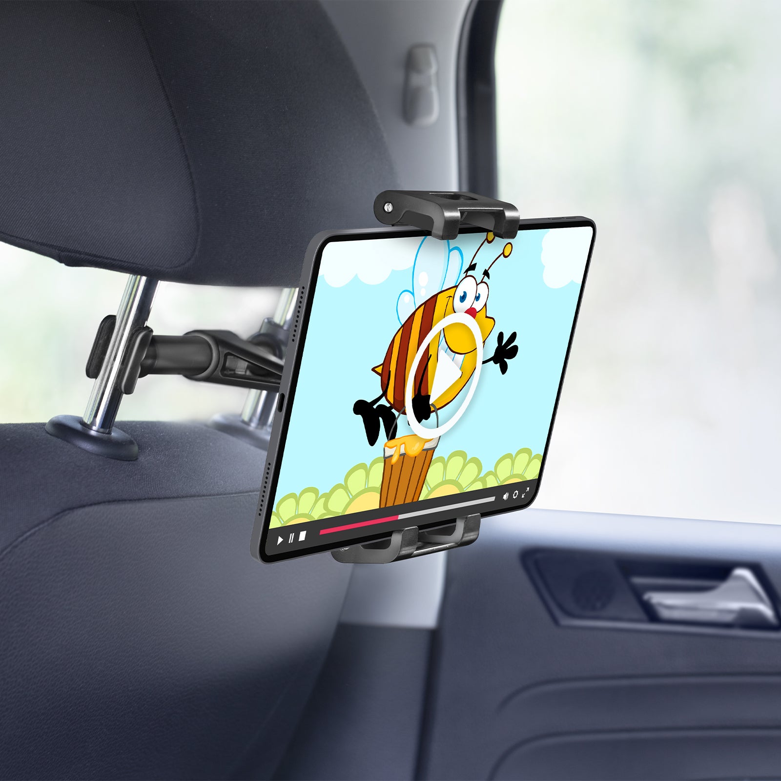 Support d'appui-tête pour smartphones et tablettes jusqu'à 12,9".