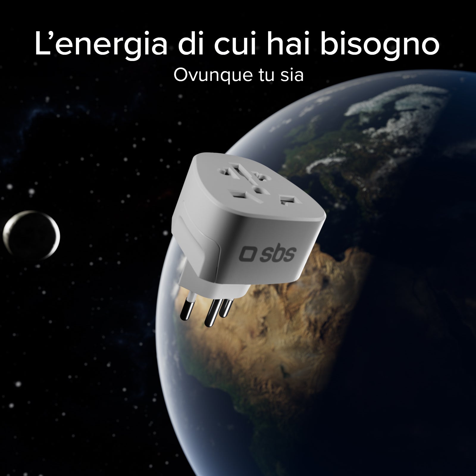 Universal-Reiseadapter Typ J – Schweizer Stecker