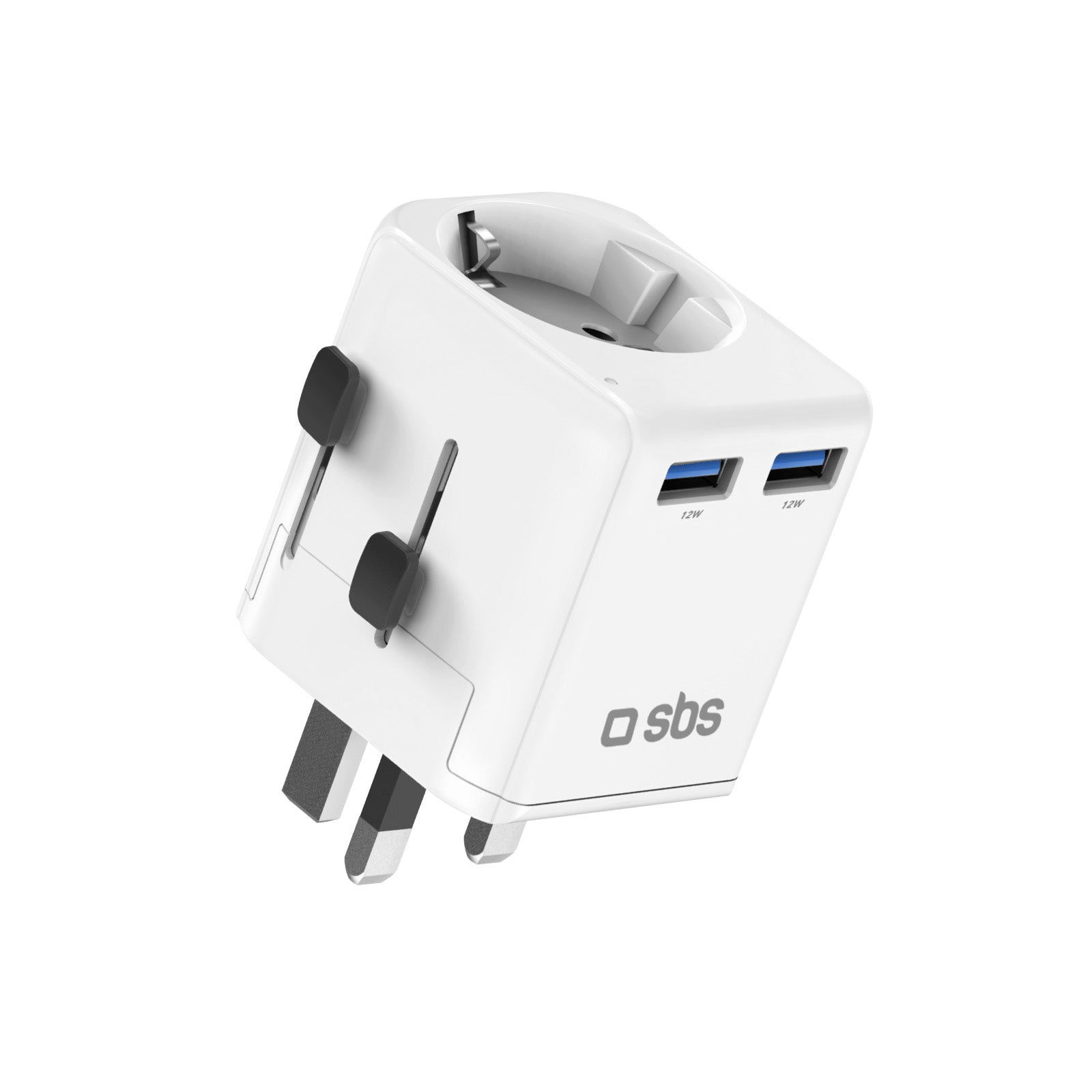 Universal-Reiseadapter 2500 w mit internationalen Steckern für Großbritannien, Amerika und Asien