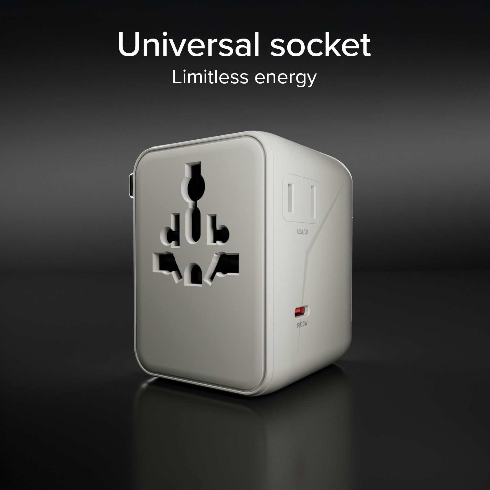 Adaptateur chargeur de voyage universel GaN