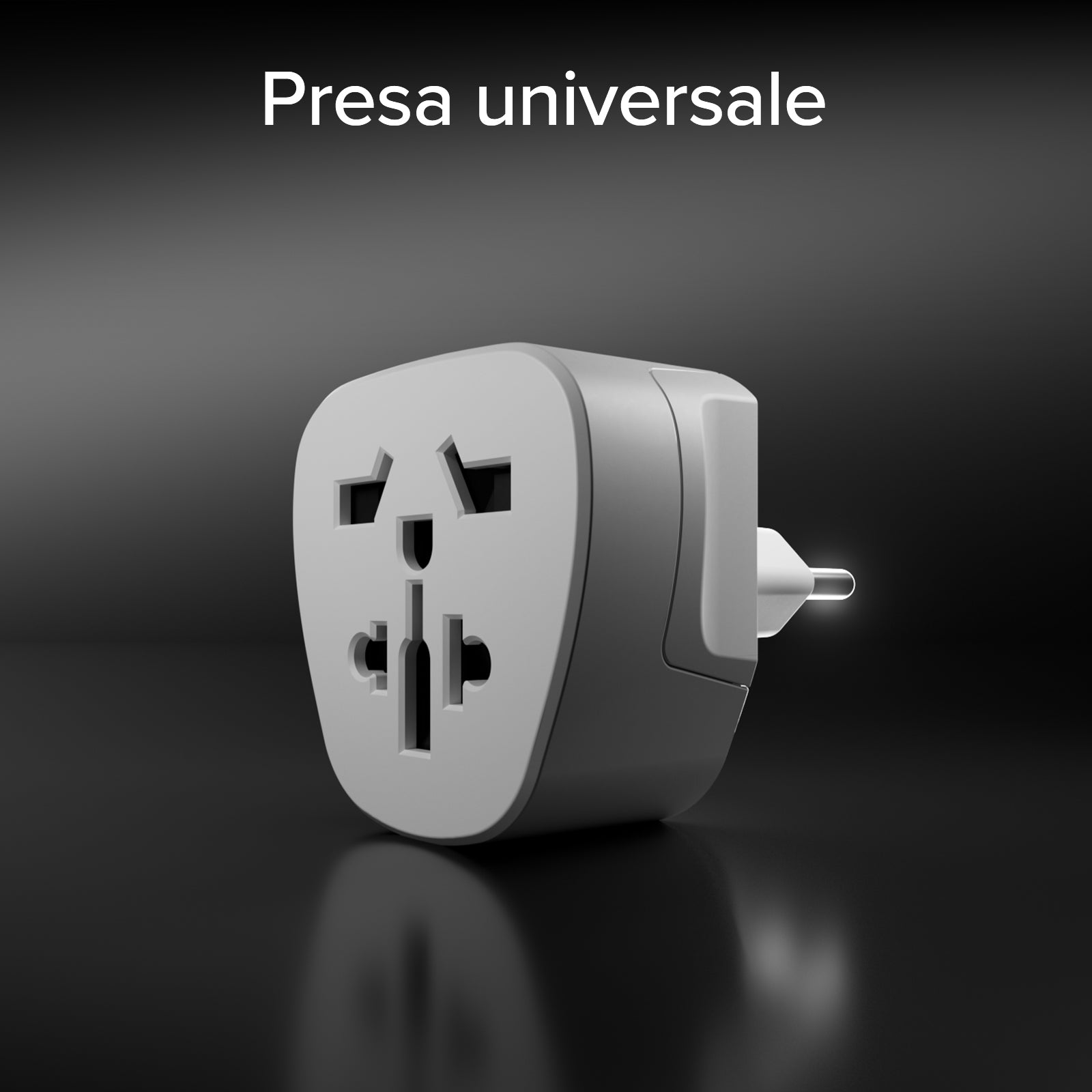 Adaptador de viaje universal Tipo C - Enchufe italiano