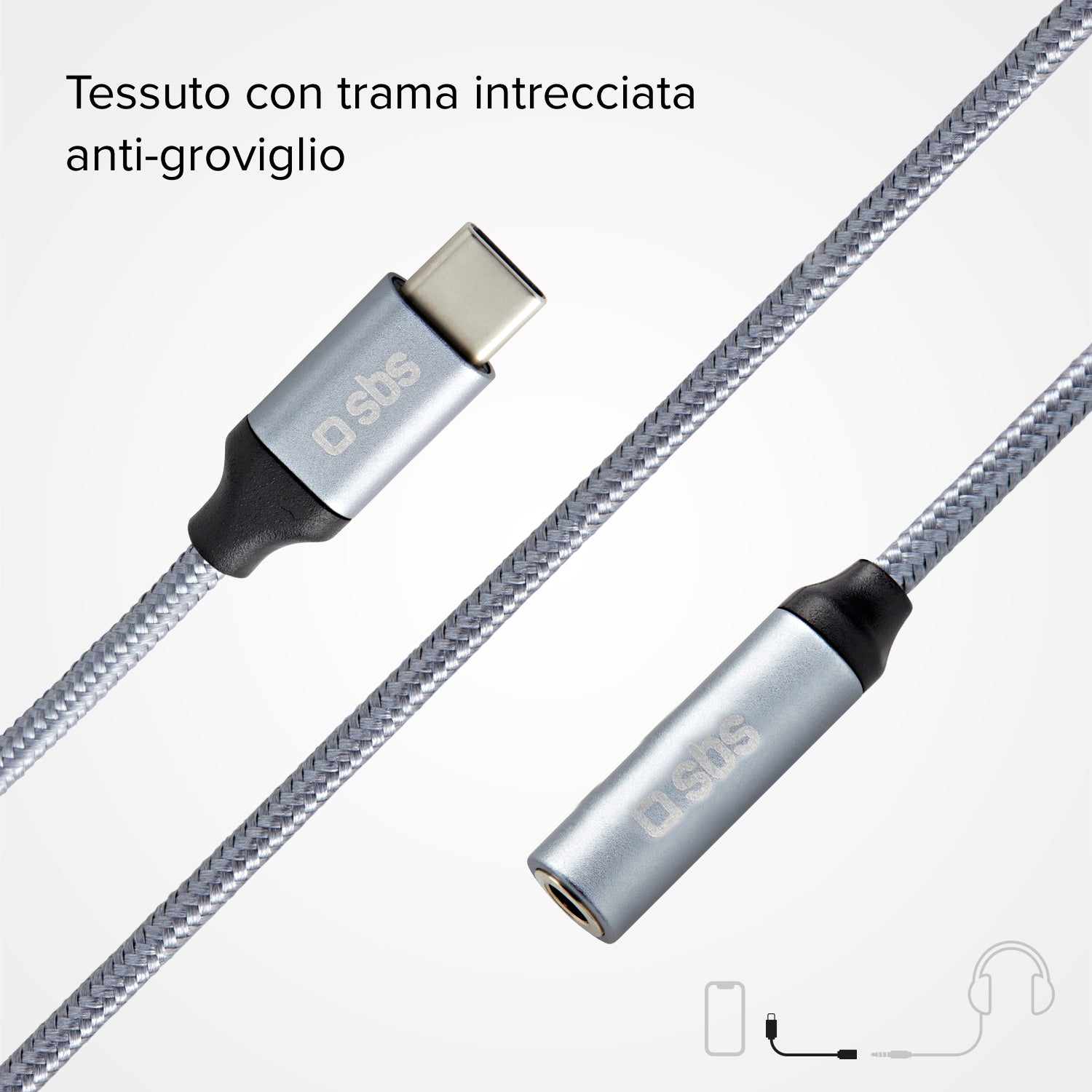 Smartphone-Adapter Typ C Stecker - Buchse