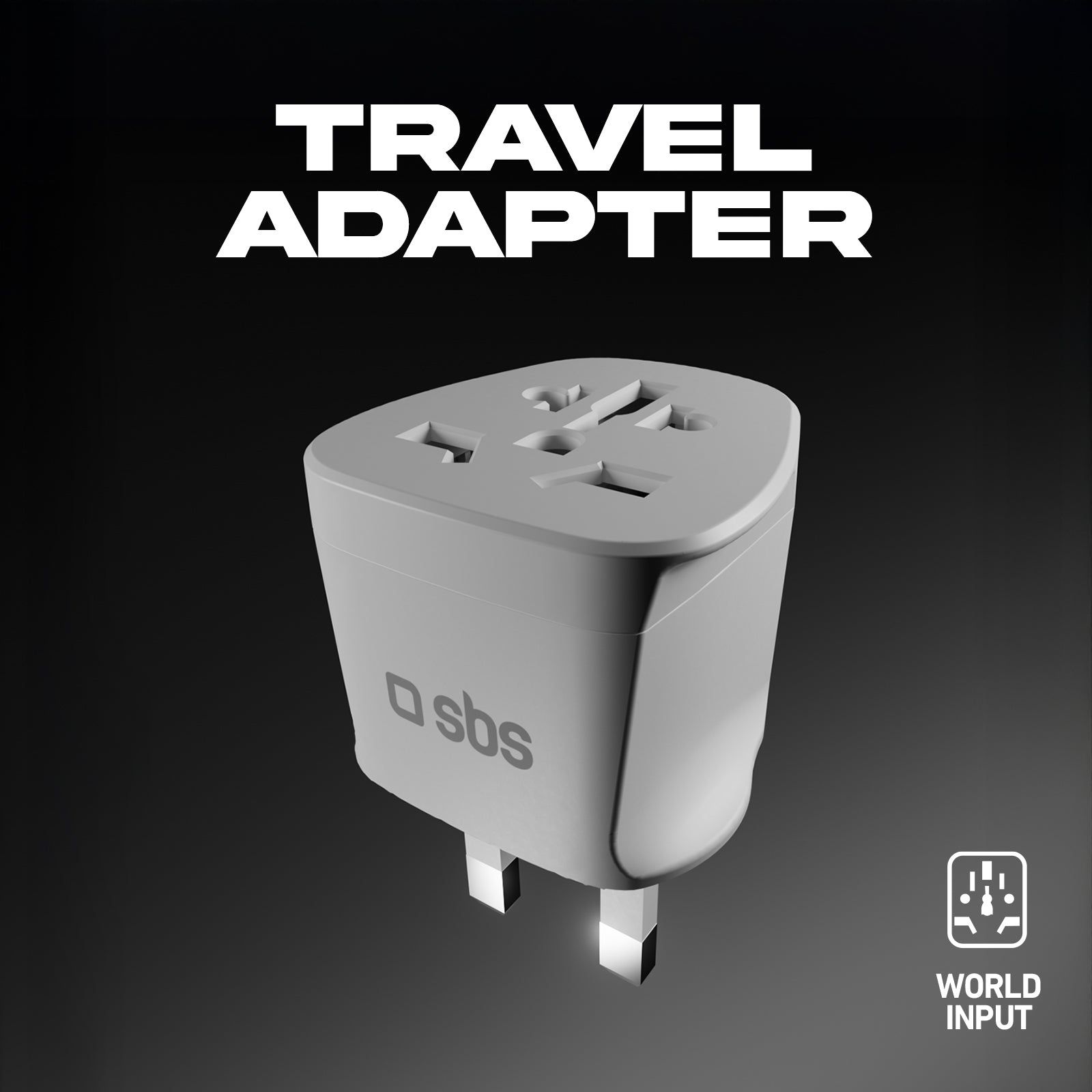 Adaptador de viaje universale Tipo G - Enchufe Reino Unido