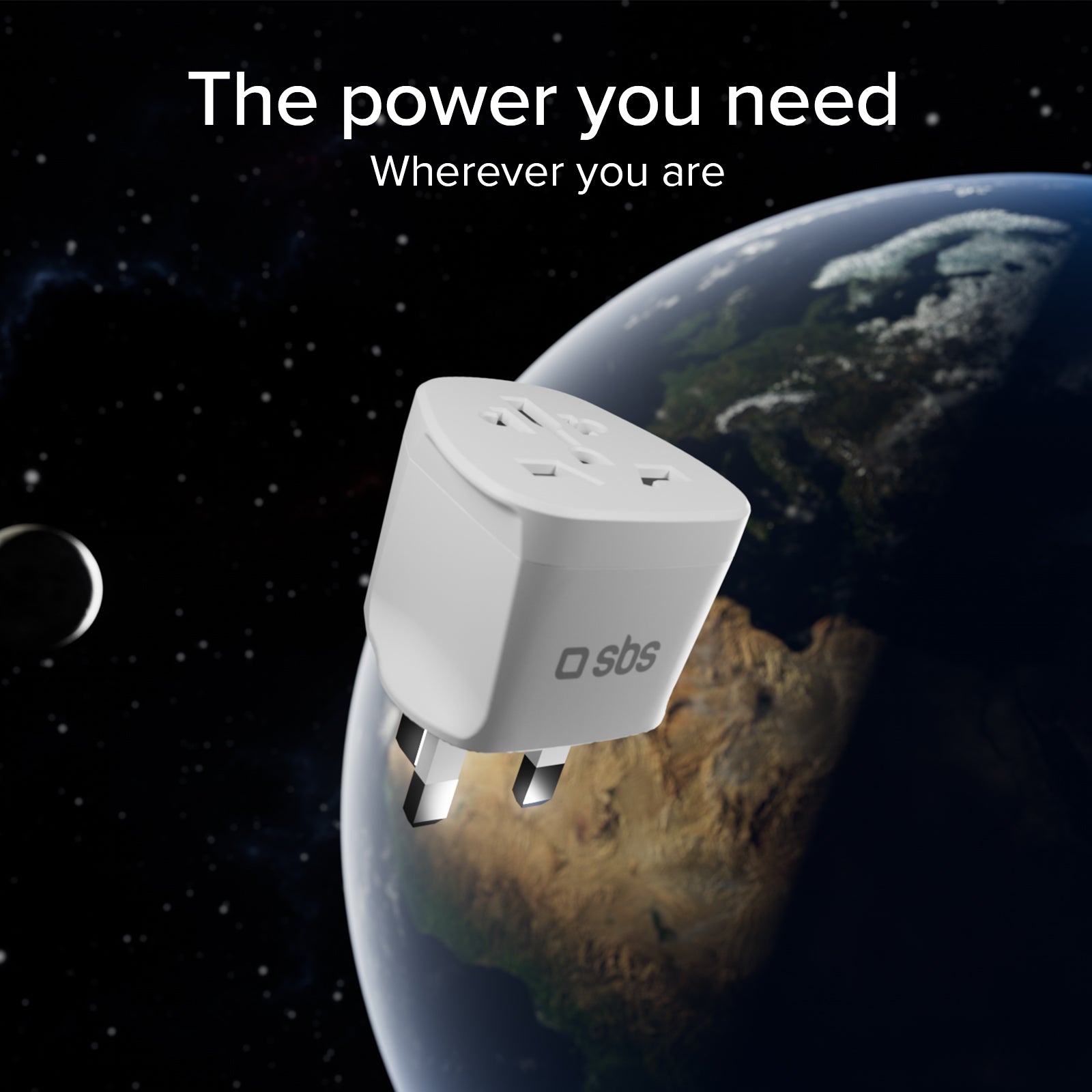 Adaptador de viaje universale Tipo G - Enchufe Reino Unido