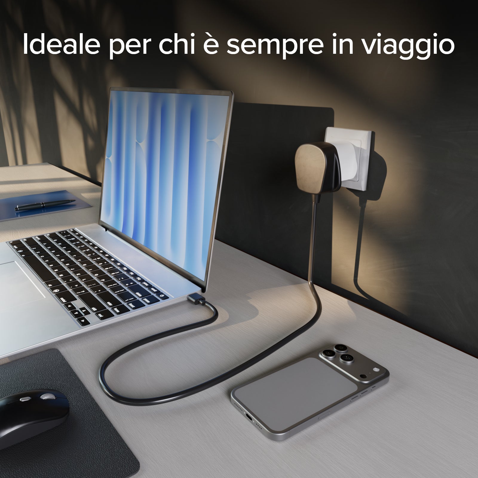 Adaptador de viaje universale Tipo G - Enchufe Reino Unido