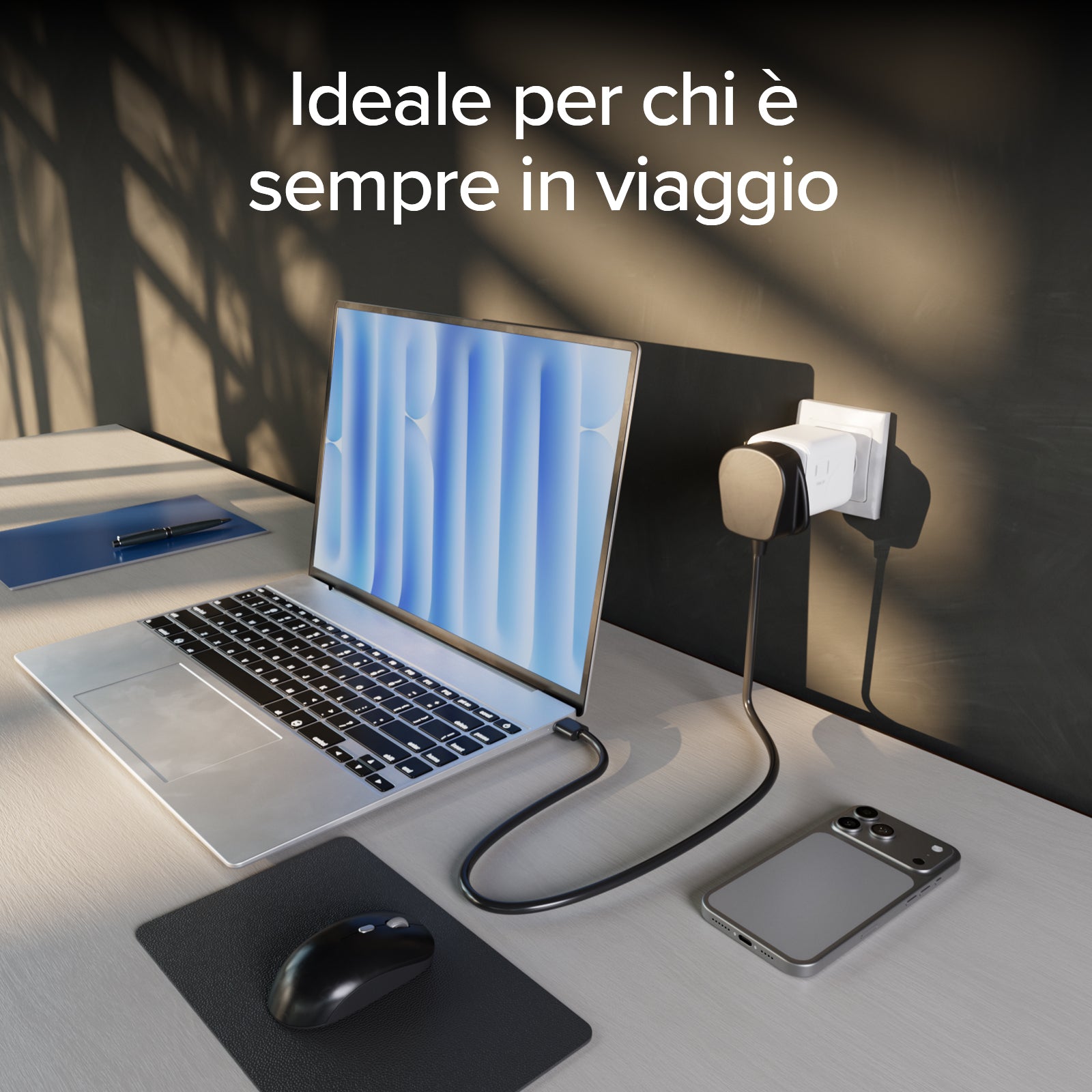 Adattatore universale con spine internazionali 2500w