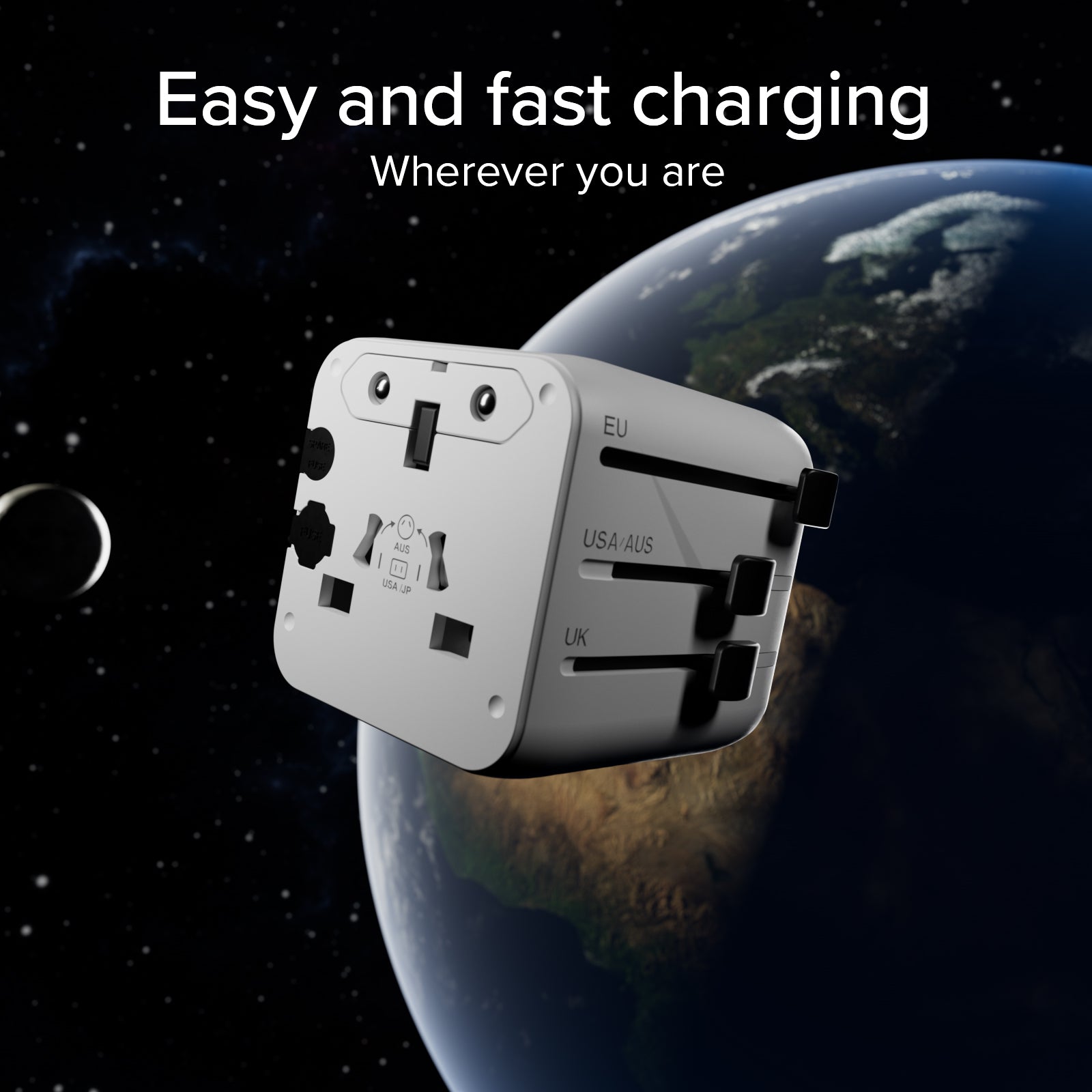 Universaladapter mit internationalen Steckern 2500w