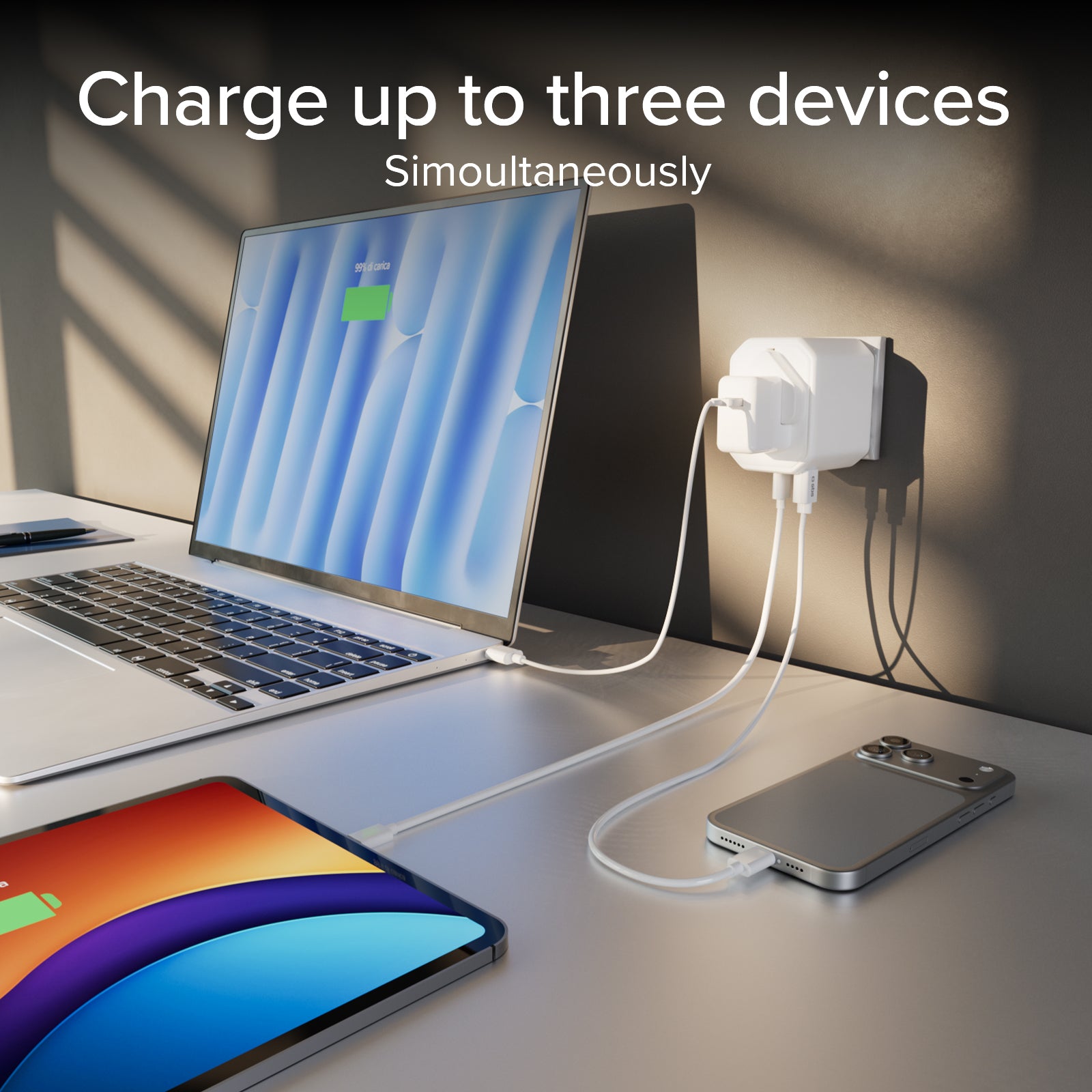 Universal travel adapter for Europe, Americas, Asia, Africa