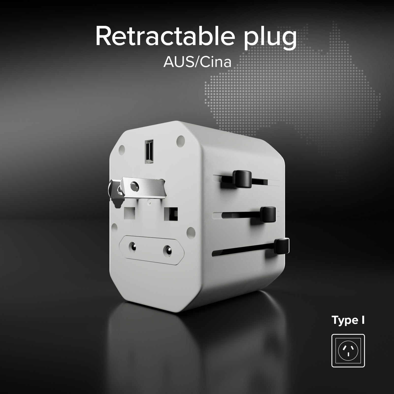 Adaptateur universel de voyage Europe, Amérique, Asie, Afrique