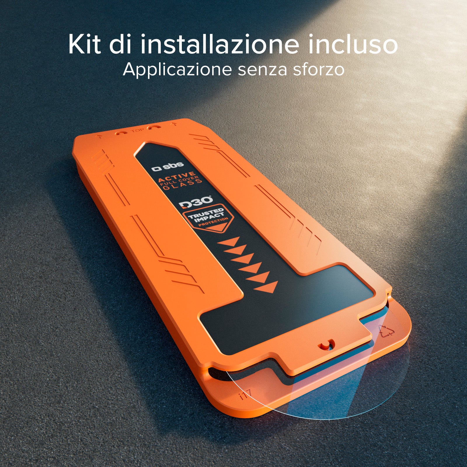 Cristal ultraresistente para iPhone 17 con tecnología D30 con aplicador