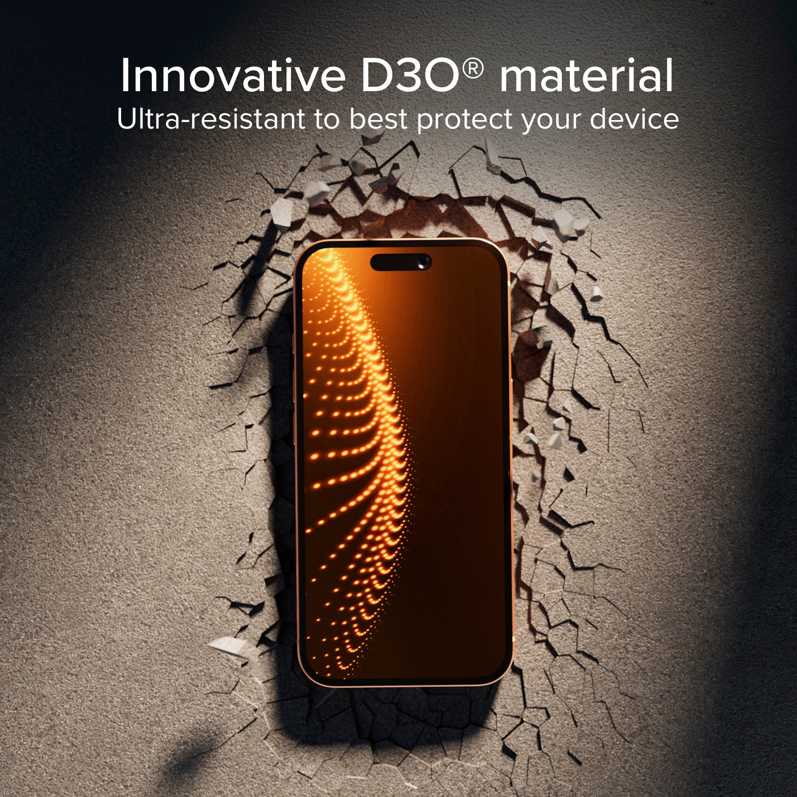 Cristal ultraresistente para iPhone 17 con tecnología D30 con aplicador