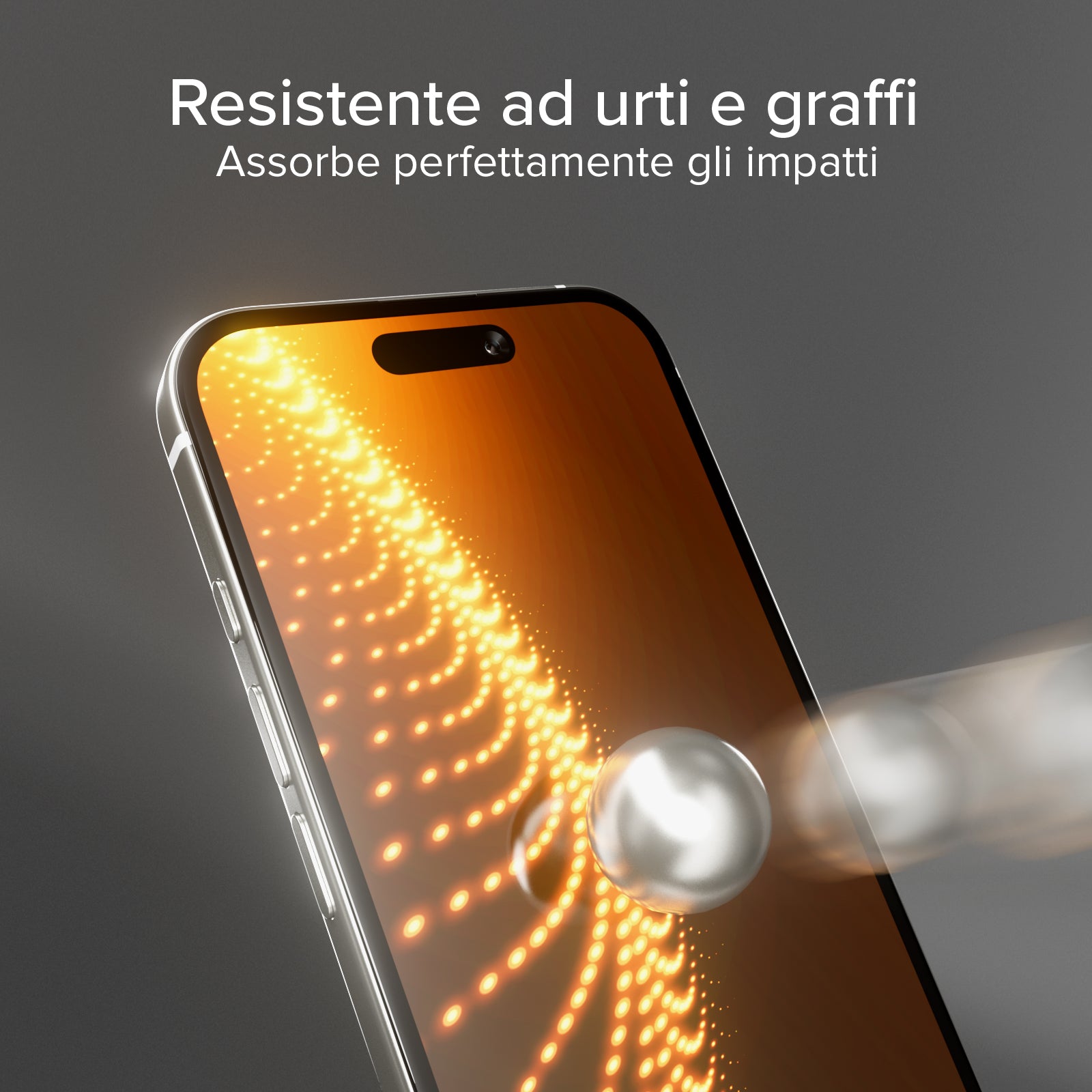 Ultra-widerstandsfähiges Schutzglas für iPhone 17 Pro Max mit D3O-Technologie und Applikator