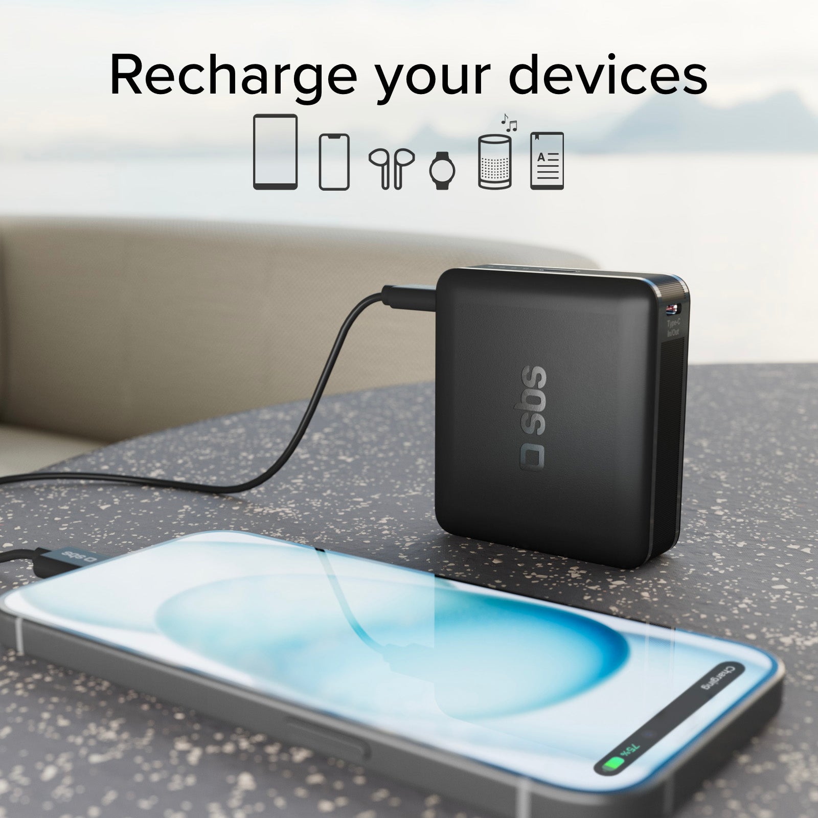 Powerbank da 10.000 mAh con tecnologia Power Delivery