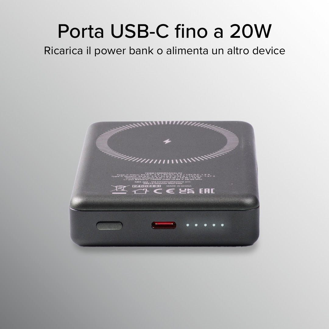 Batterie externe 10 000 mAh compatible MagSafe