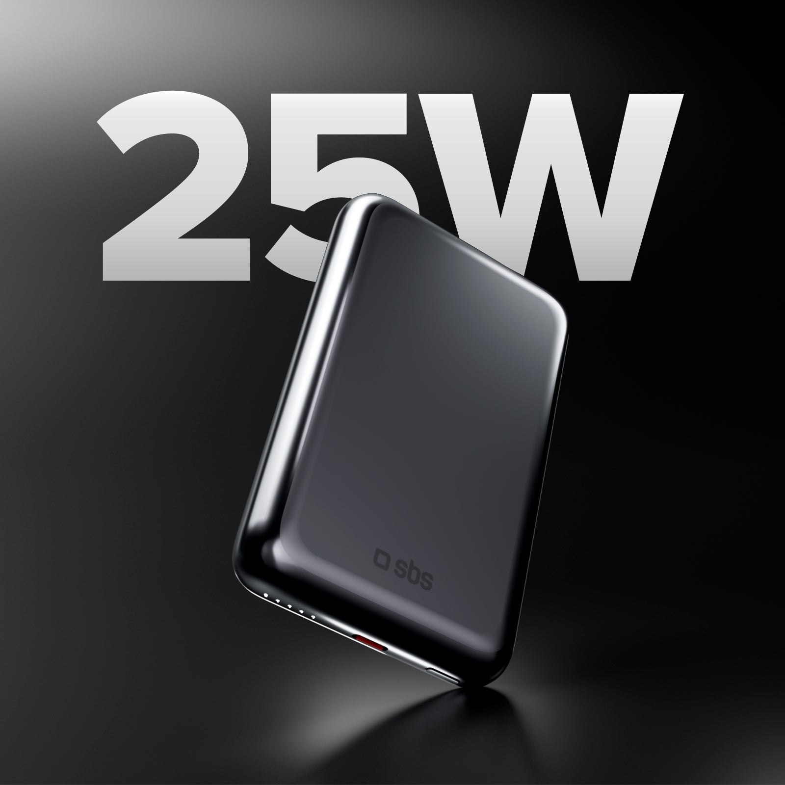 Magnetische 10000 mAh Qi2.2 25W Powerbank mit Power Delivery 3.0 und Aluminium-Finish