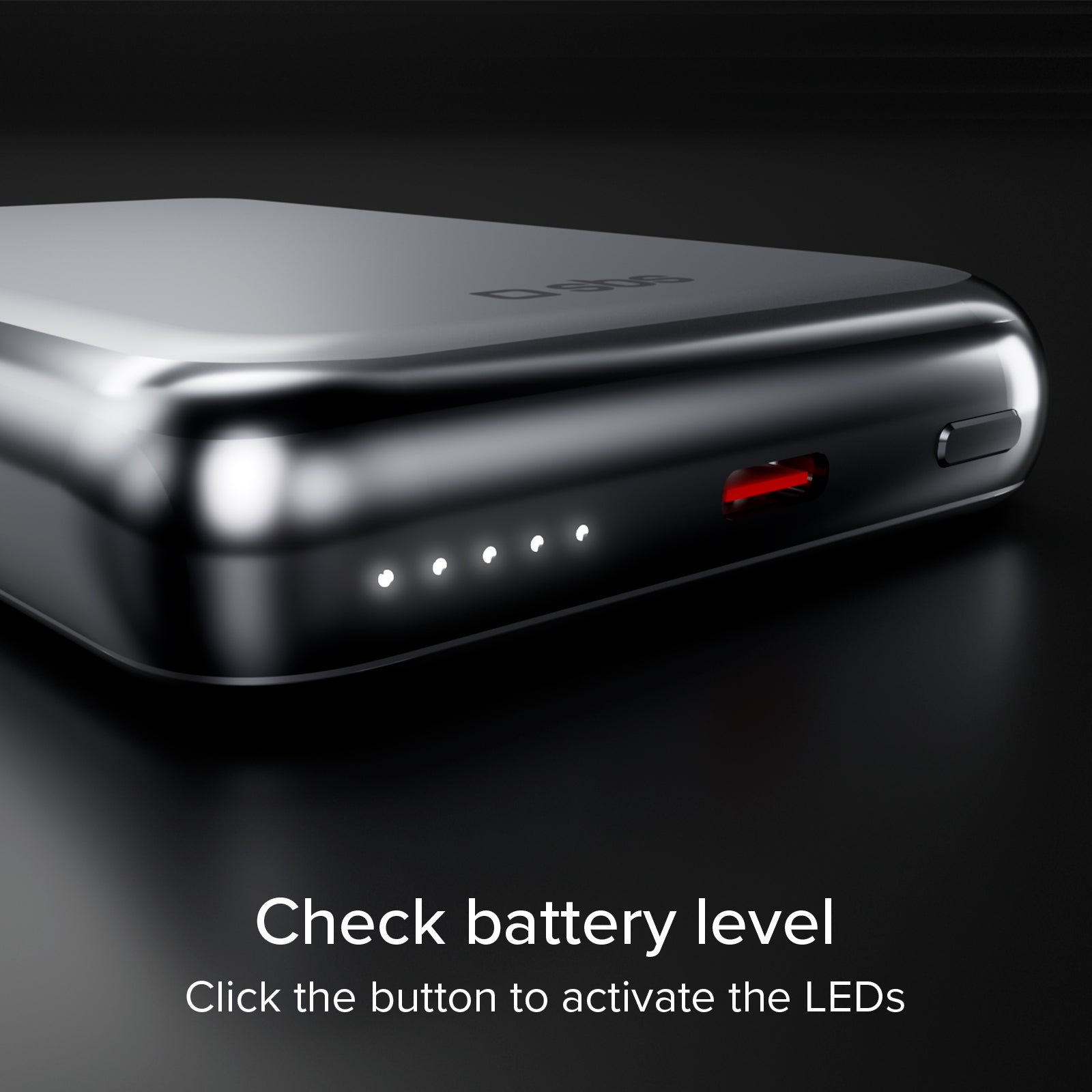 Magnetische 10000 mAh Qi2.2 25W Powerbank mit Power Delivery 3.0 und Aluminium-Finish