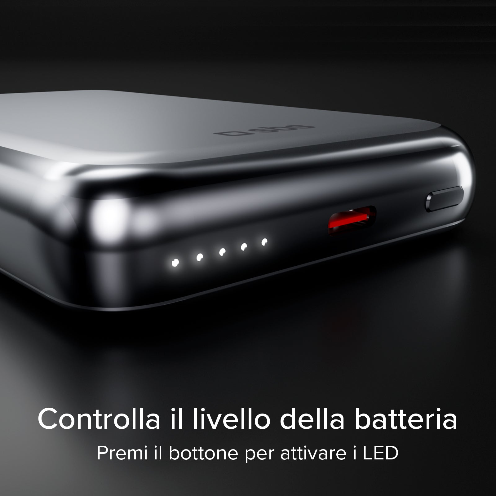 Magnetische 10000 mAh Qi2.2 25W Powerbank mit Power Delivery 3.0 und Aluminium-Finish