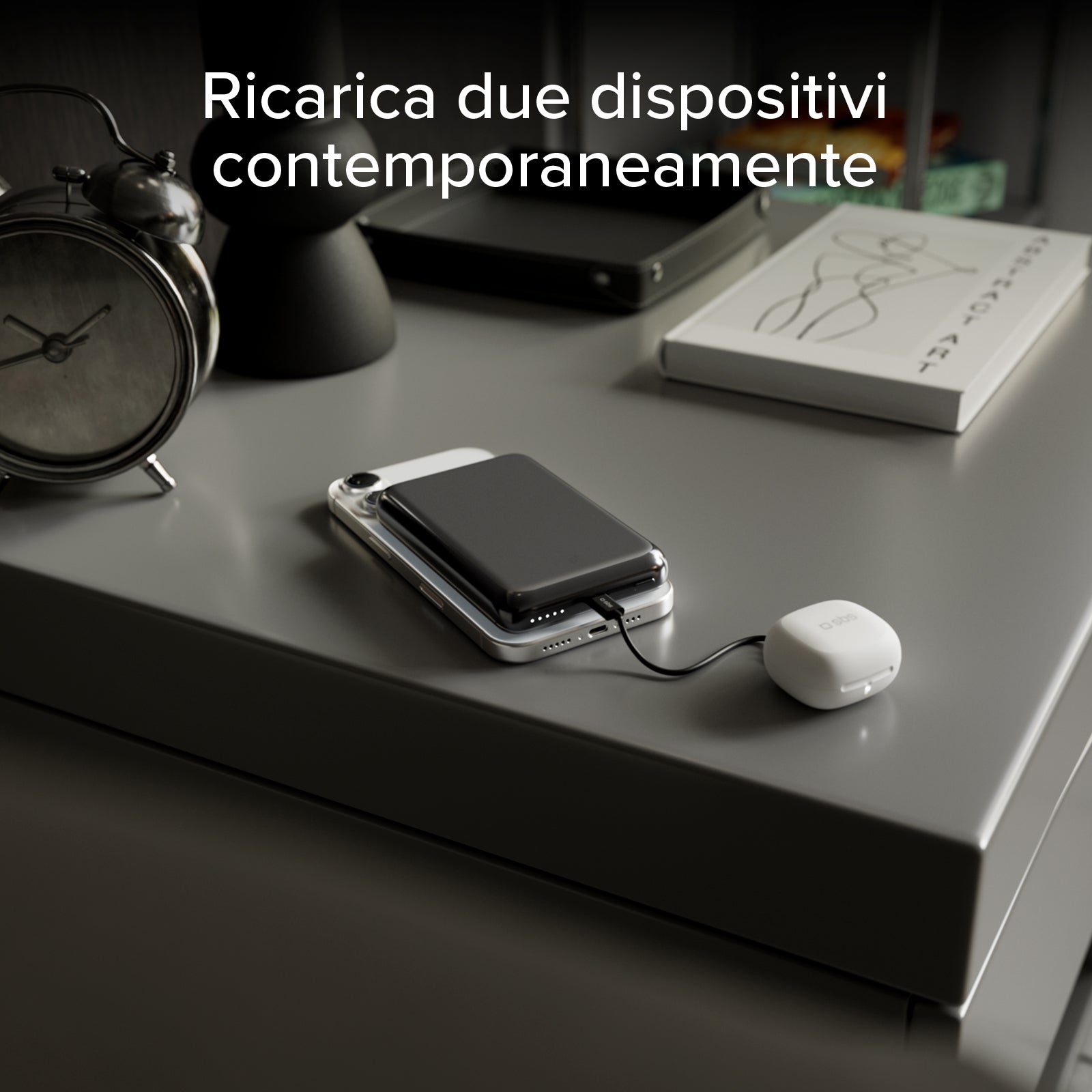 Magnetische 10000 mAh Qi2.2 25W Powerbank mit Power Delivery 3.0 und Aluminium-Finish
