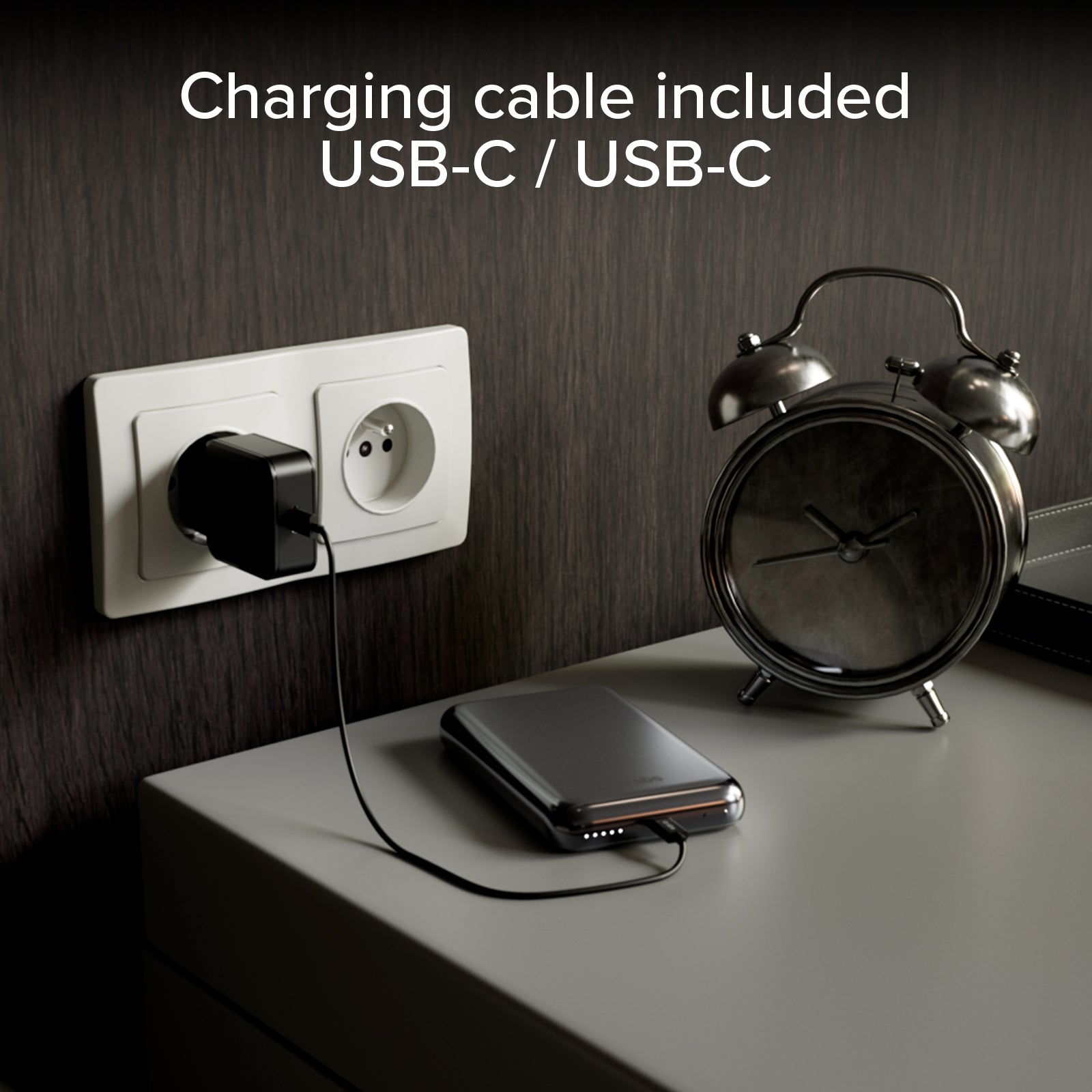 Magnetische 10000 mAh Qi2.2 25W Powerbank mit Power Delivery 3.0 und Aluminium-Finish