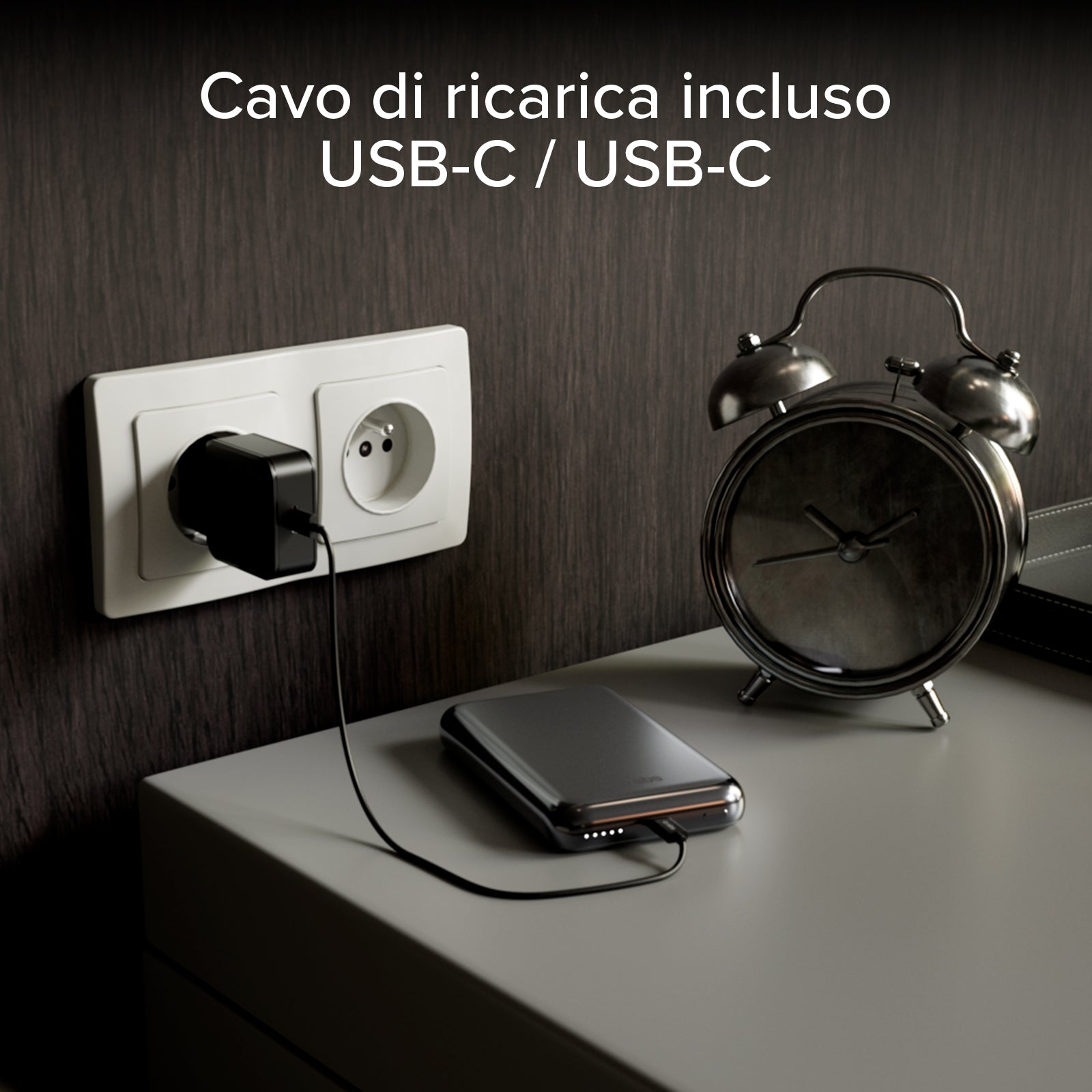 Magnetische 10000 mAh Qi2.2 25W Powerbank mit Power Delivery 3.0 und Aluminium-Finish