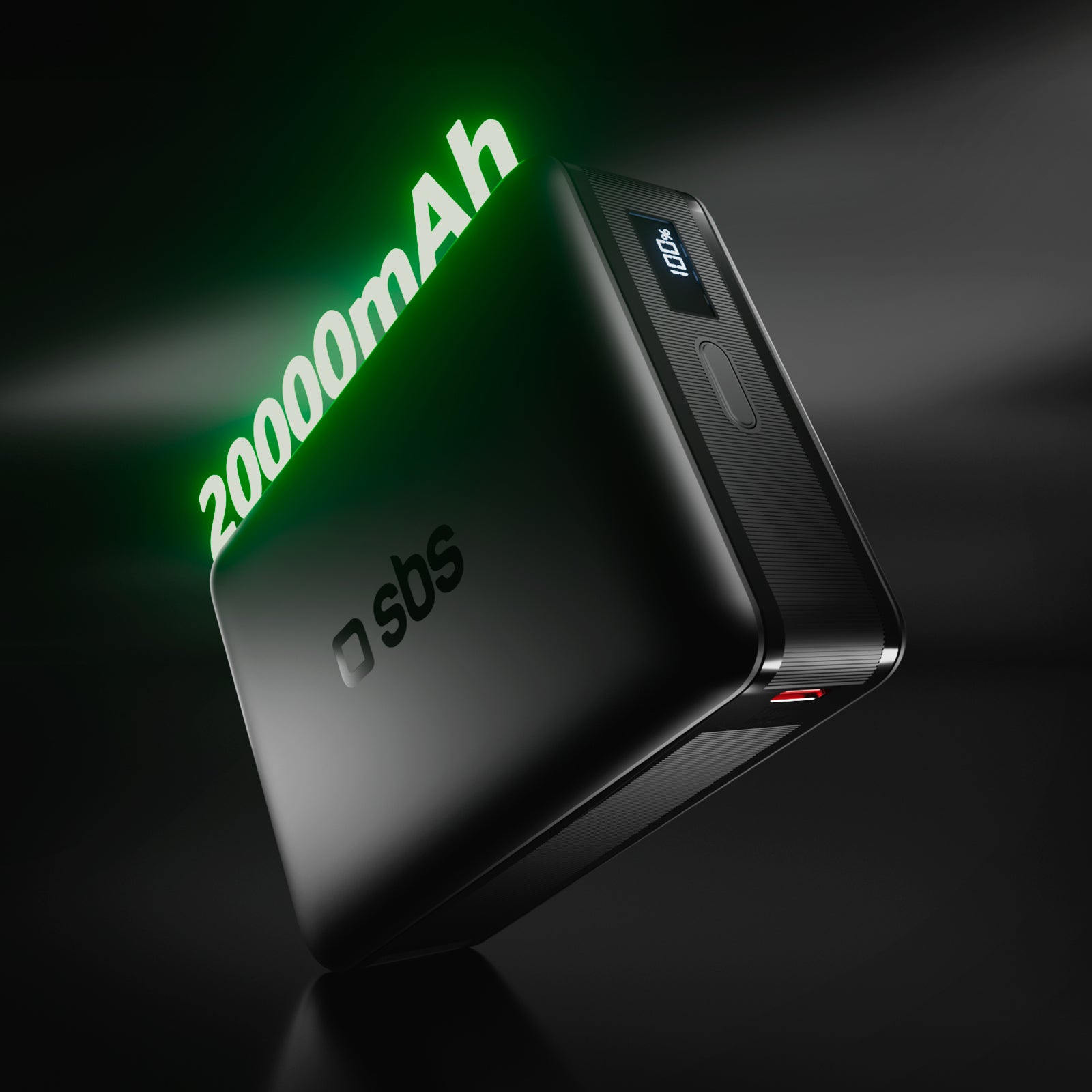 Power bank da 20.000 mAh con display LCD e ricarica per laptop da 65 W