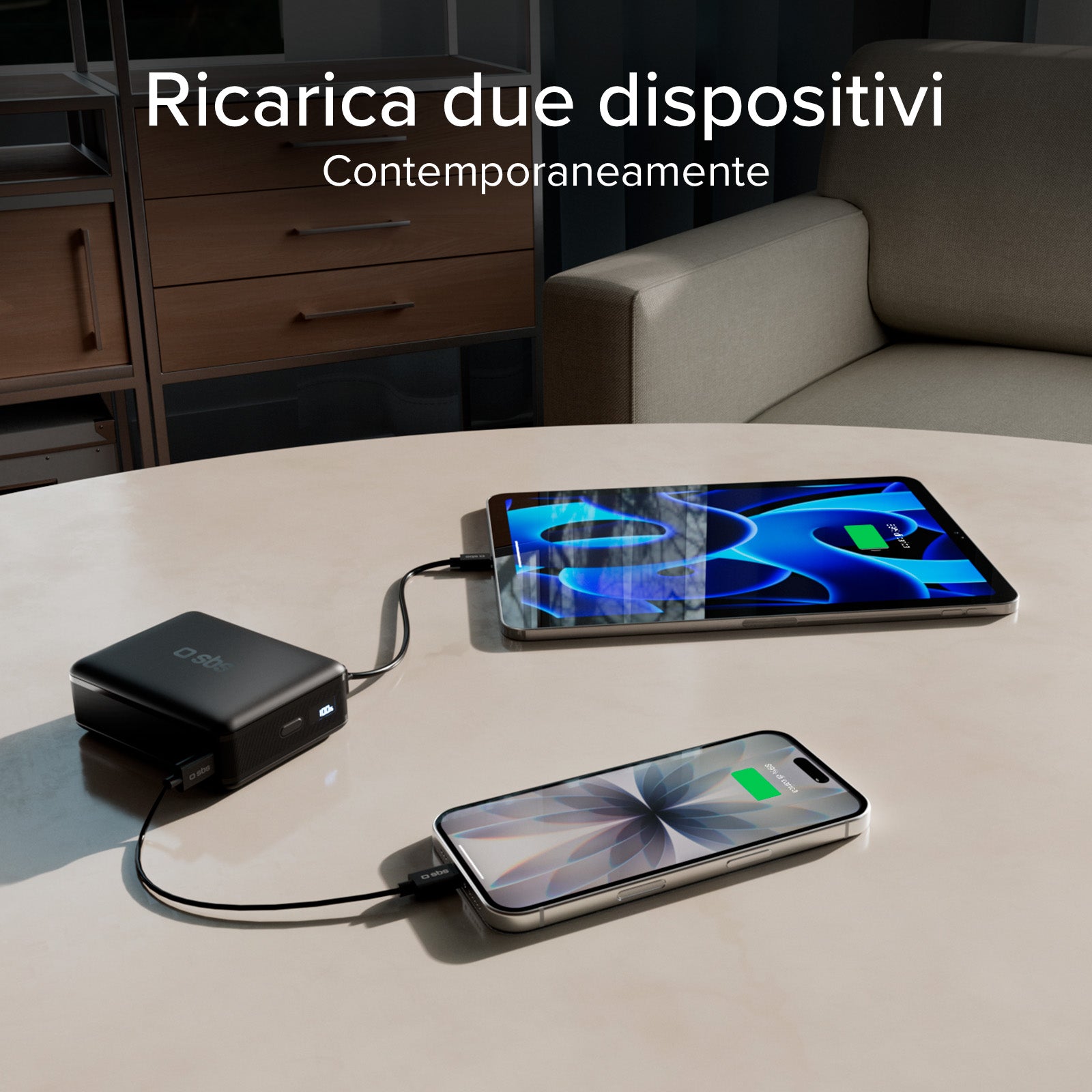 Batterie externe 20 000 mah avec écran LCD et chargeur d'ordinateur portable 65 W