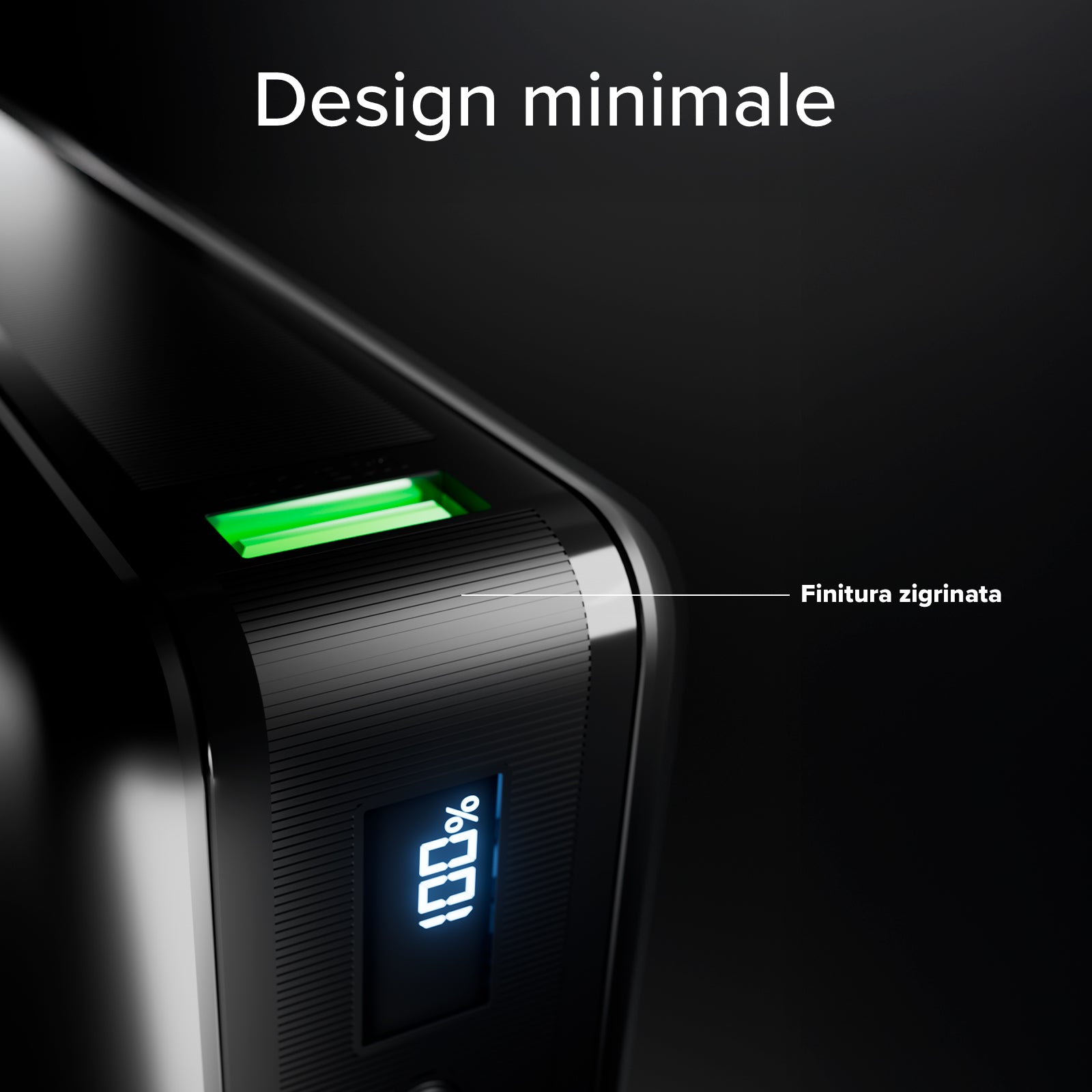 Power bank da 20.000 mAh con display LCD e ricarica per laptop da 65 W