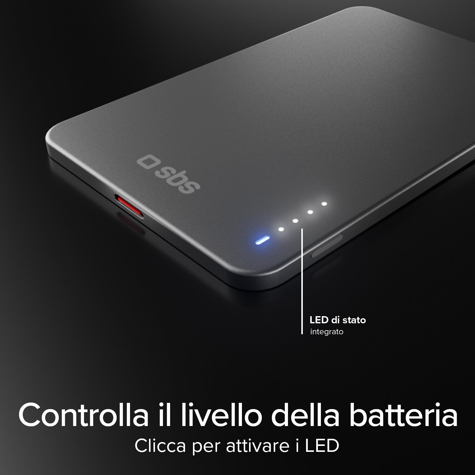 PowerBank magnetico extra-slim 3000mAh