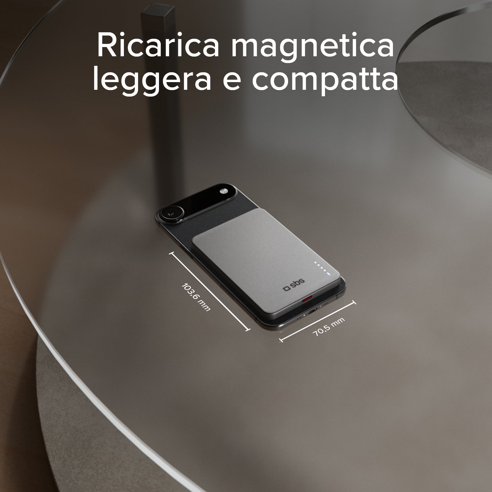 PowerBank magnetico extra-slim 3000mAh
