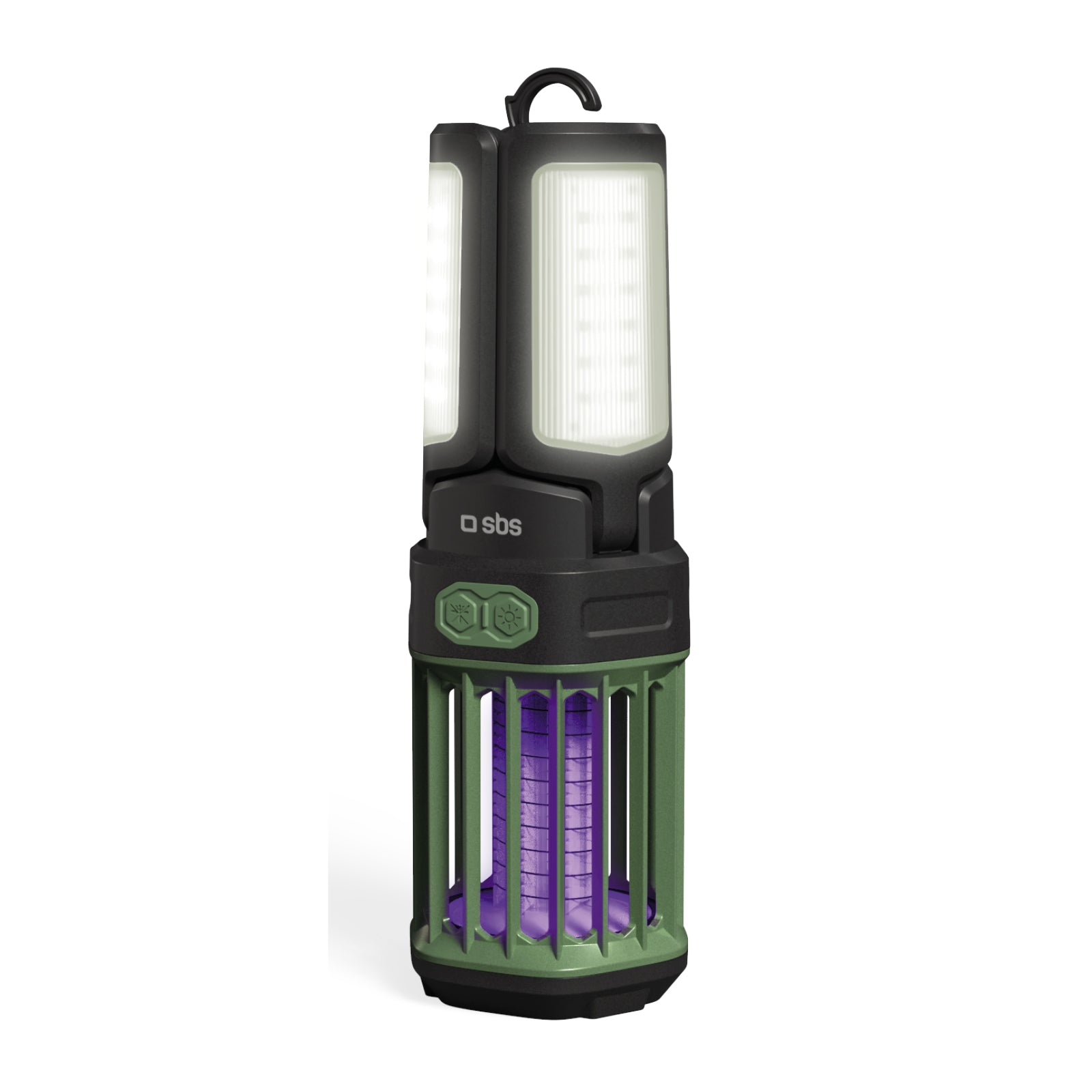 Linterna de exterior con batería externa de 3000 mAh y luz antimosquitos