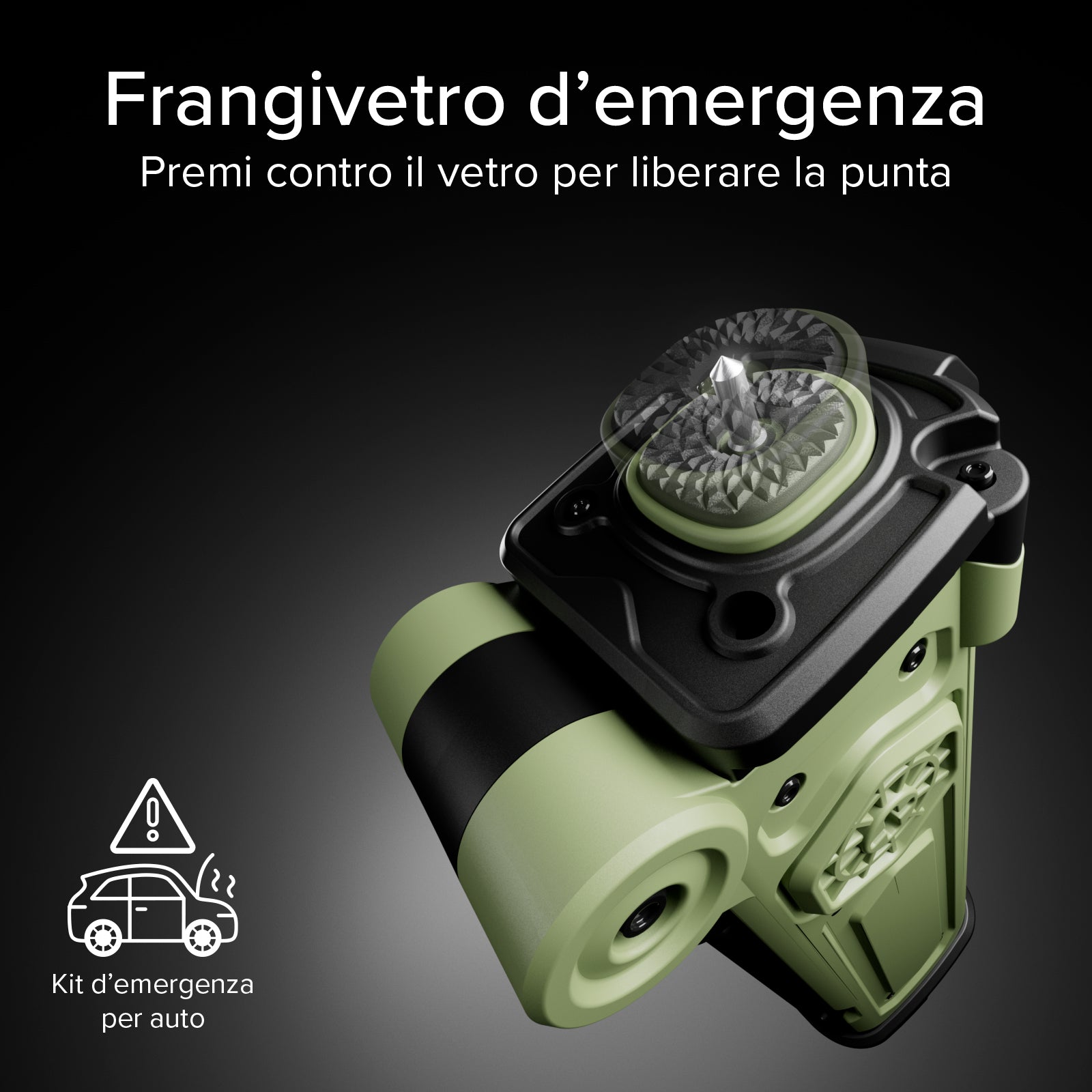 Batería externa multifuncional de 3000 mAh con kit de equipamiento SOS