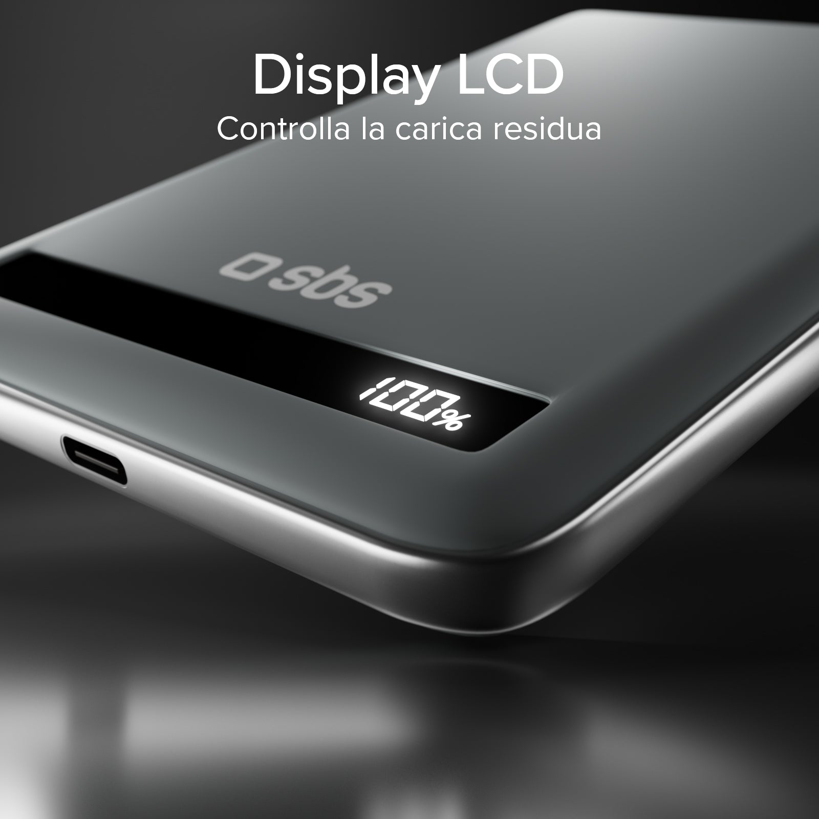 Batería externa magnética Qi2 15W de 5000mAh con batería de estado semisólido y pantalla LED