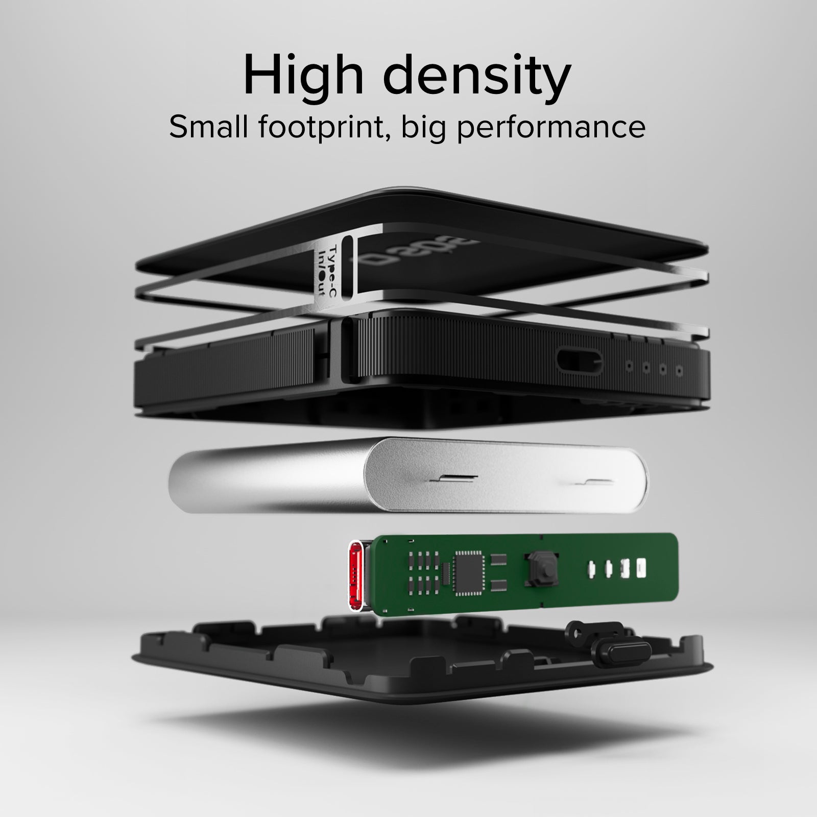 Powerbank da 5000 mAh ad alta densità